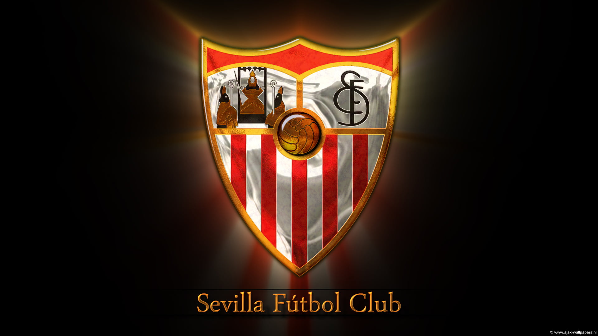 Emblem, 1080P, Logo, Sevilla FC, Soccer, HD Wallpaper