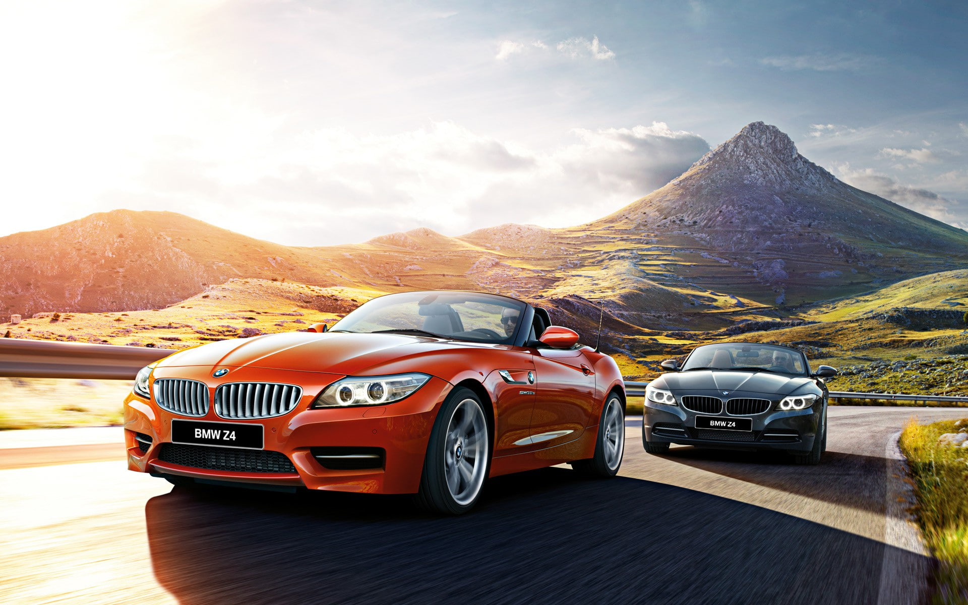 E89, roadster, cars, BMW, Z4, z, e, 1080P, red, 2015, grey, HD Wallpaper