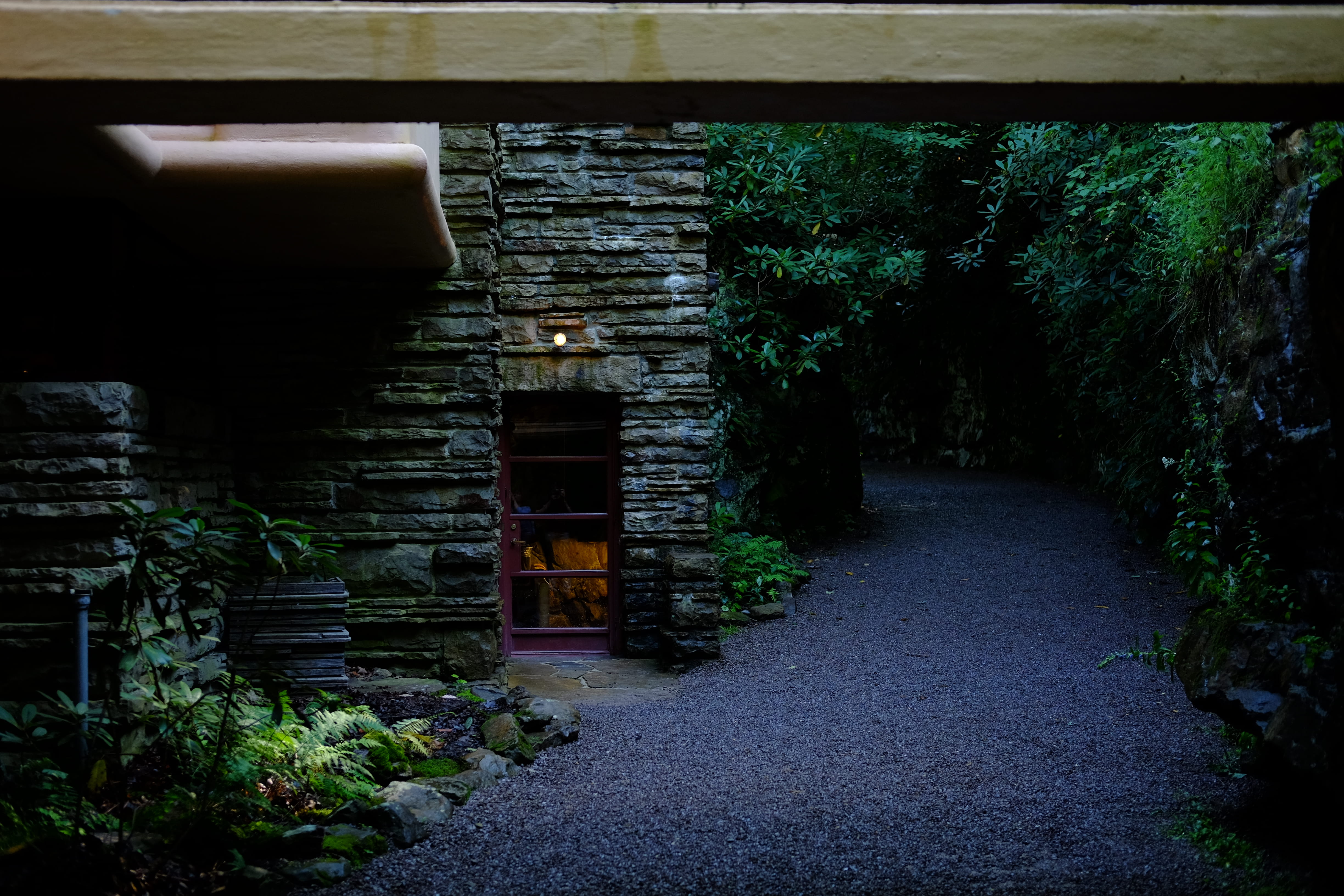  outdoors, pennstate, doors, door, fallingwater, no people, windows, empty, day, united states, 4K, mill run, architecture, entryways, wall, HD Wallpaper