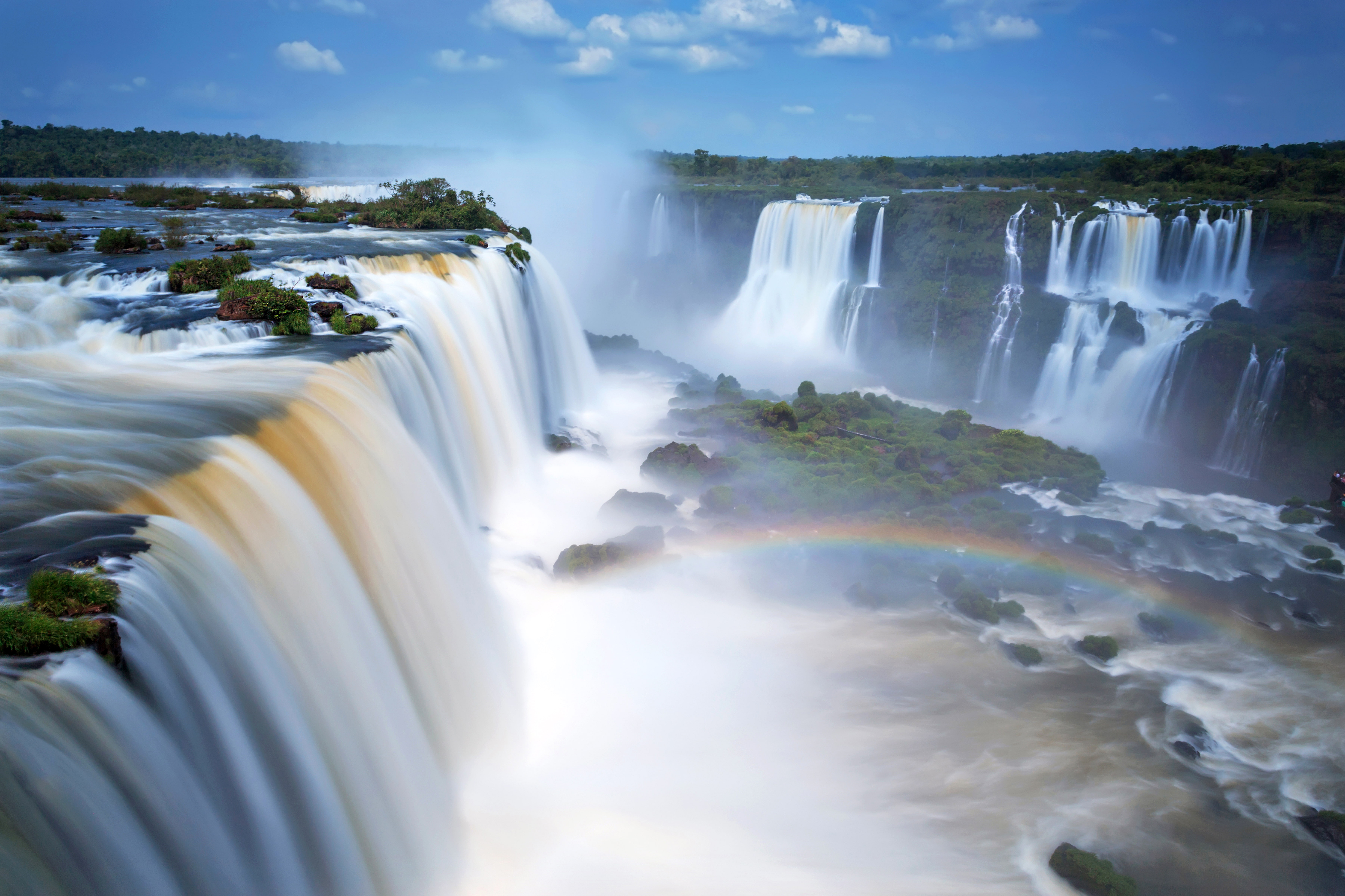 waterfall, Iguazu Falls, Argentina, 5K, HD Wallpaper