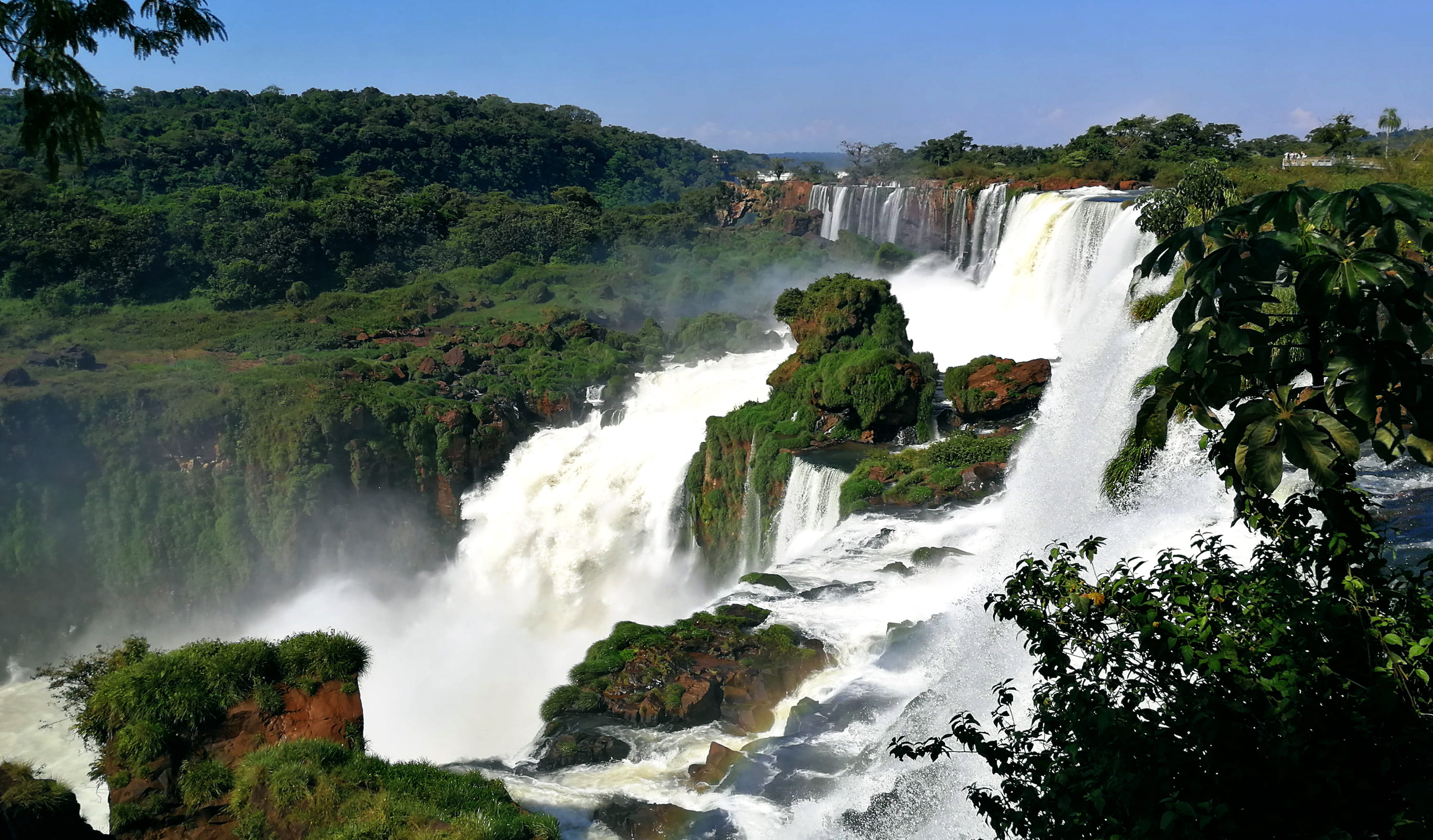 foz do iguazu, weather, iguazu, flowing water, river, beauty in nature, stream, power in nature, power, south america, blurred motion, long exposure, waterfall, HD Wallpaper