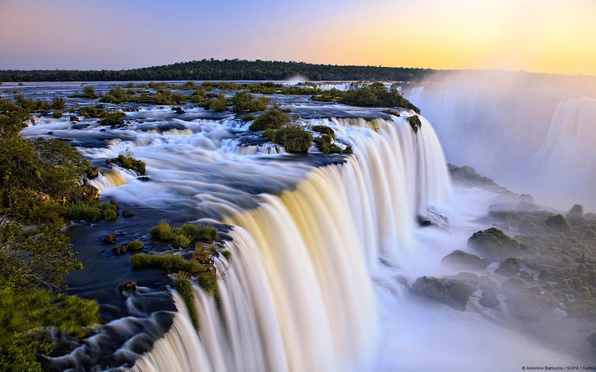 Argentina, Iguazu, waterfall, 1080P, HD Wallpaper