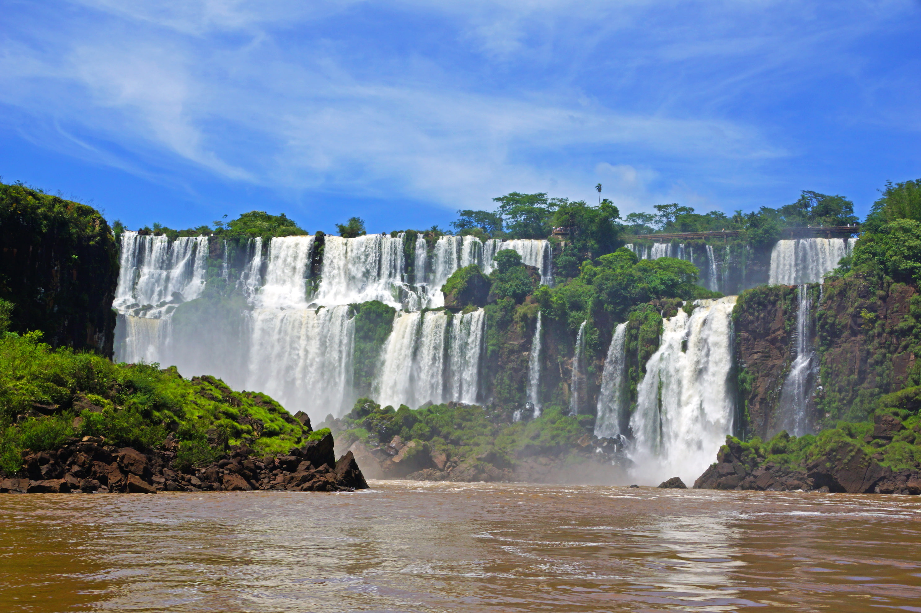 nature, argentina, 2K, iguazu, waterfalls, scenery, HD Wallpaper