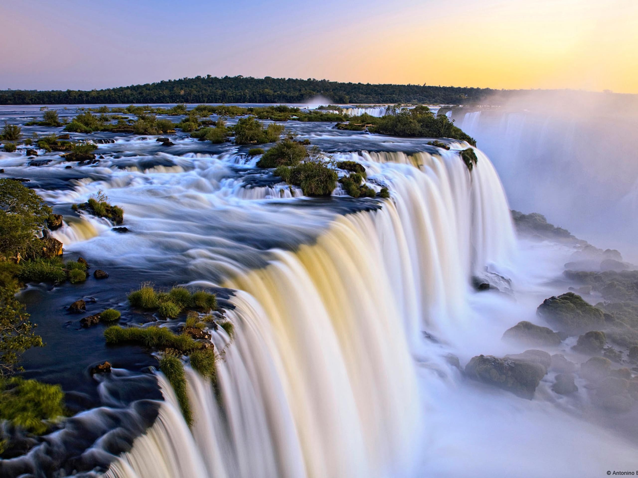 brazil, argentina, 2K, falls, nature, waterfalls, iguazu, HD Wallpaper