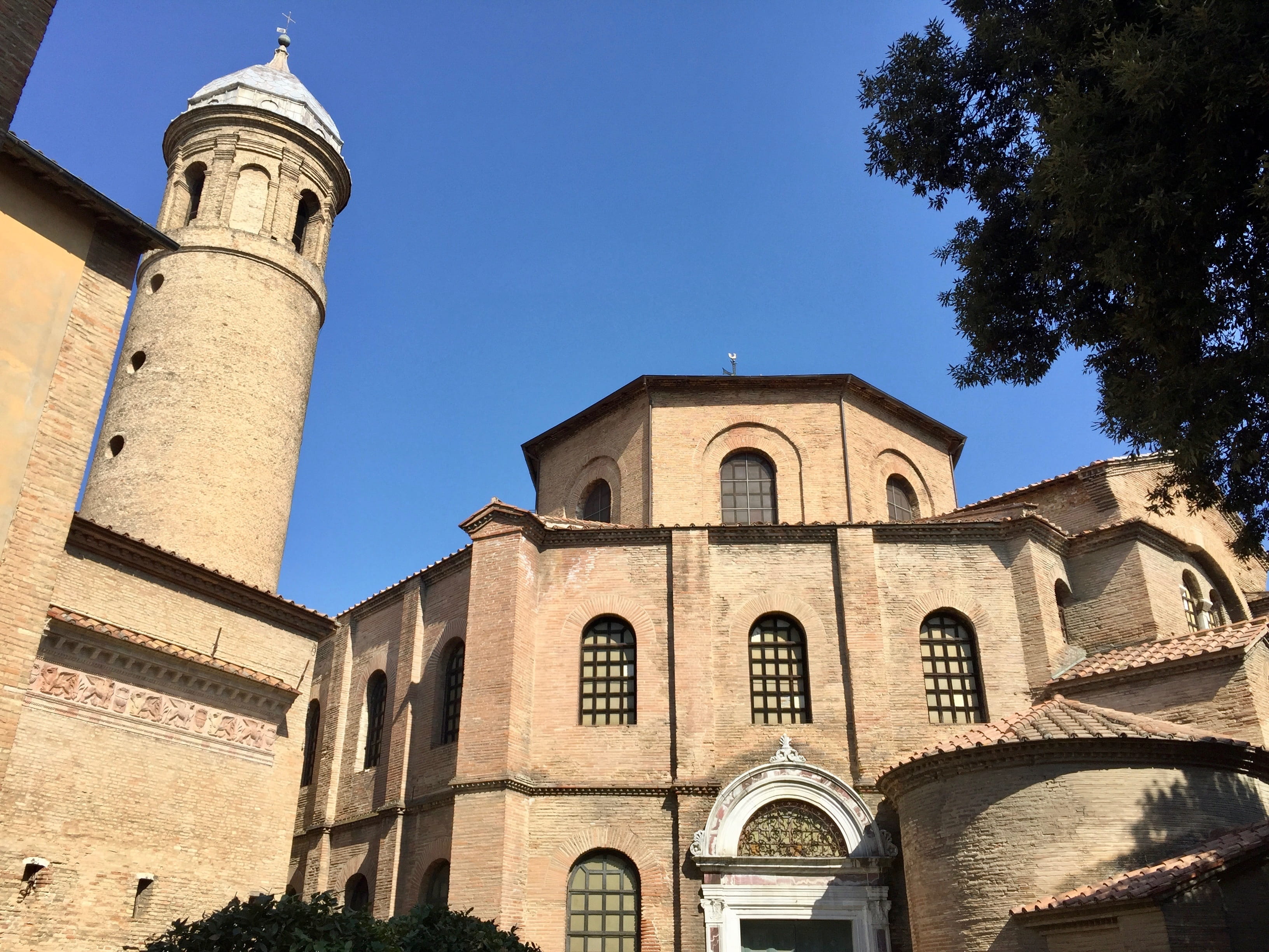 2K, built Structure, Ravenna, low angle view, famous Place, tower, religion, travel destinations, sky, building, italy, nature, architecture, belief, no people, HD Wallpaper