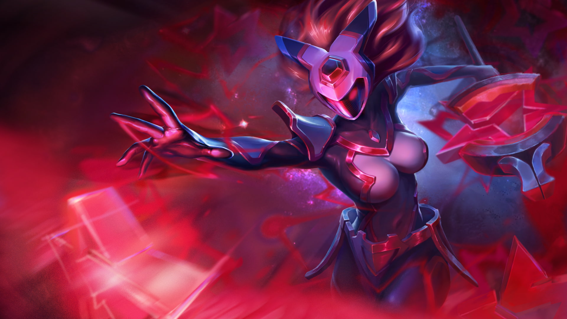 Ravenna, costume, chest, Heroes of Newerth, Ravenor, art, 1080P, girl, HD Wallpaper