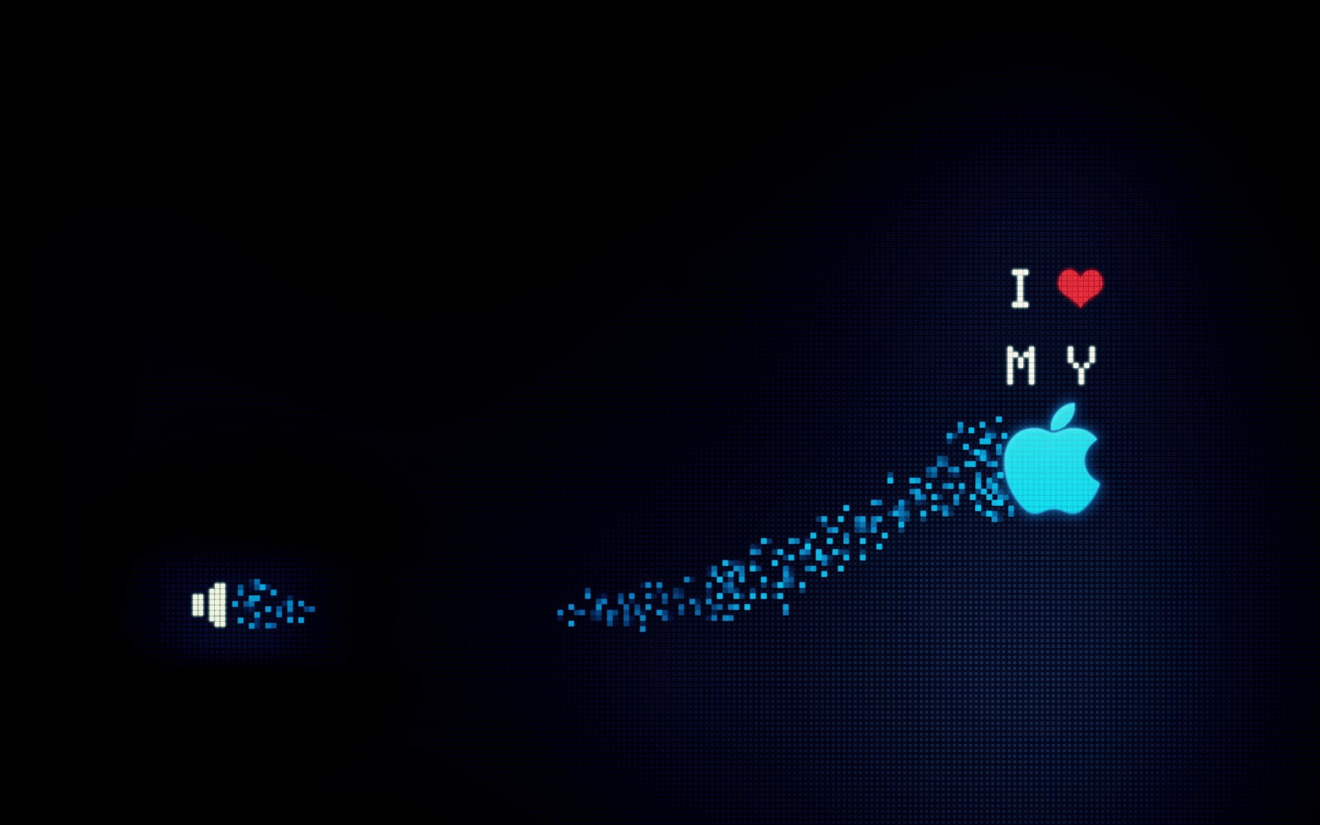 apple, Love, 1080P, art, hd, technology, HD Wallpaper