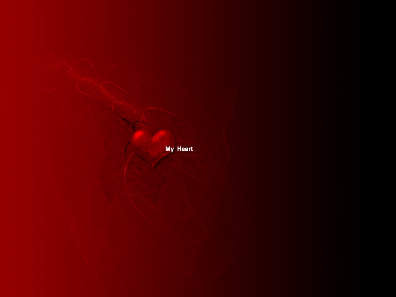 graphics, heart, my, digital, love, hd, 720P, HD Wallpaper