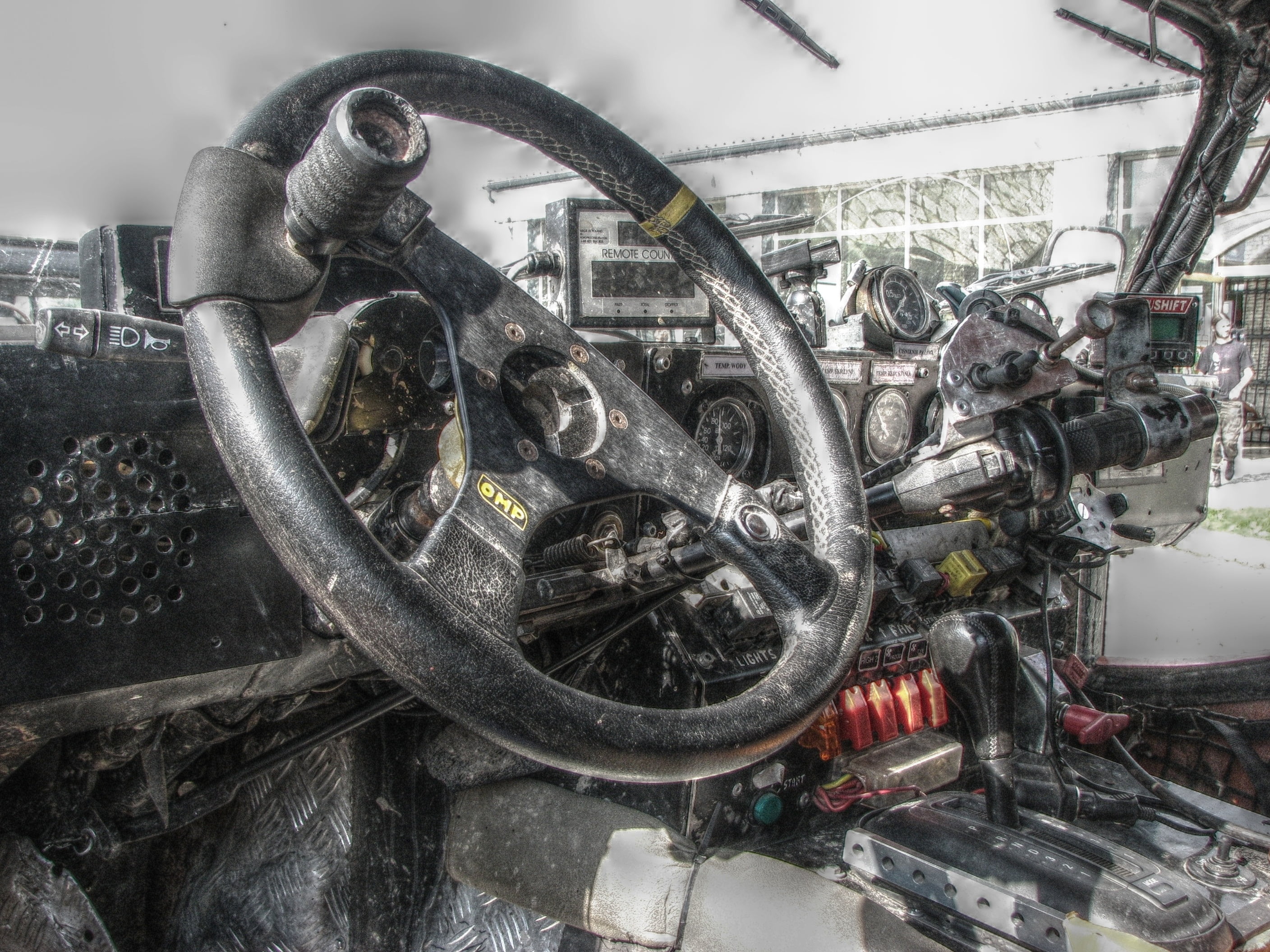 4 x 4, wheel, 2K, car, metal, engine, close-up, machinery, land vehicle, transportation, off-road, garage, connection, rally, technology, no people, industrial equipment, HD Wallpaper