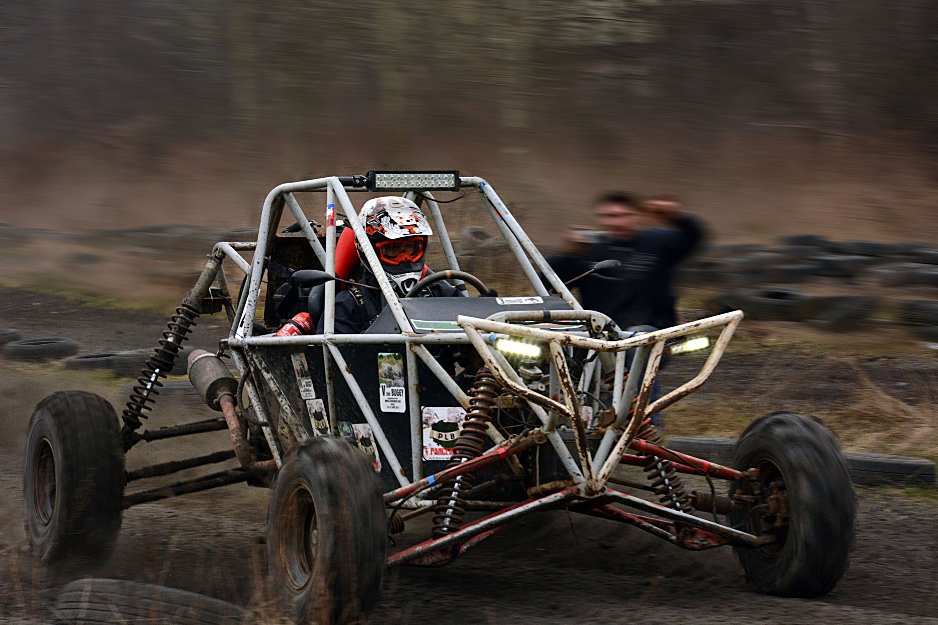 land, blurred motion, adult, day, focus on foreground, driving, 2K, motion, sport, outdoors, water, race, transportation, local, two people, speed, off-road rally, HD Wallpaper