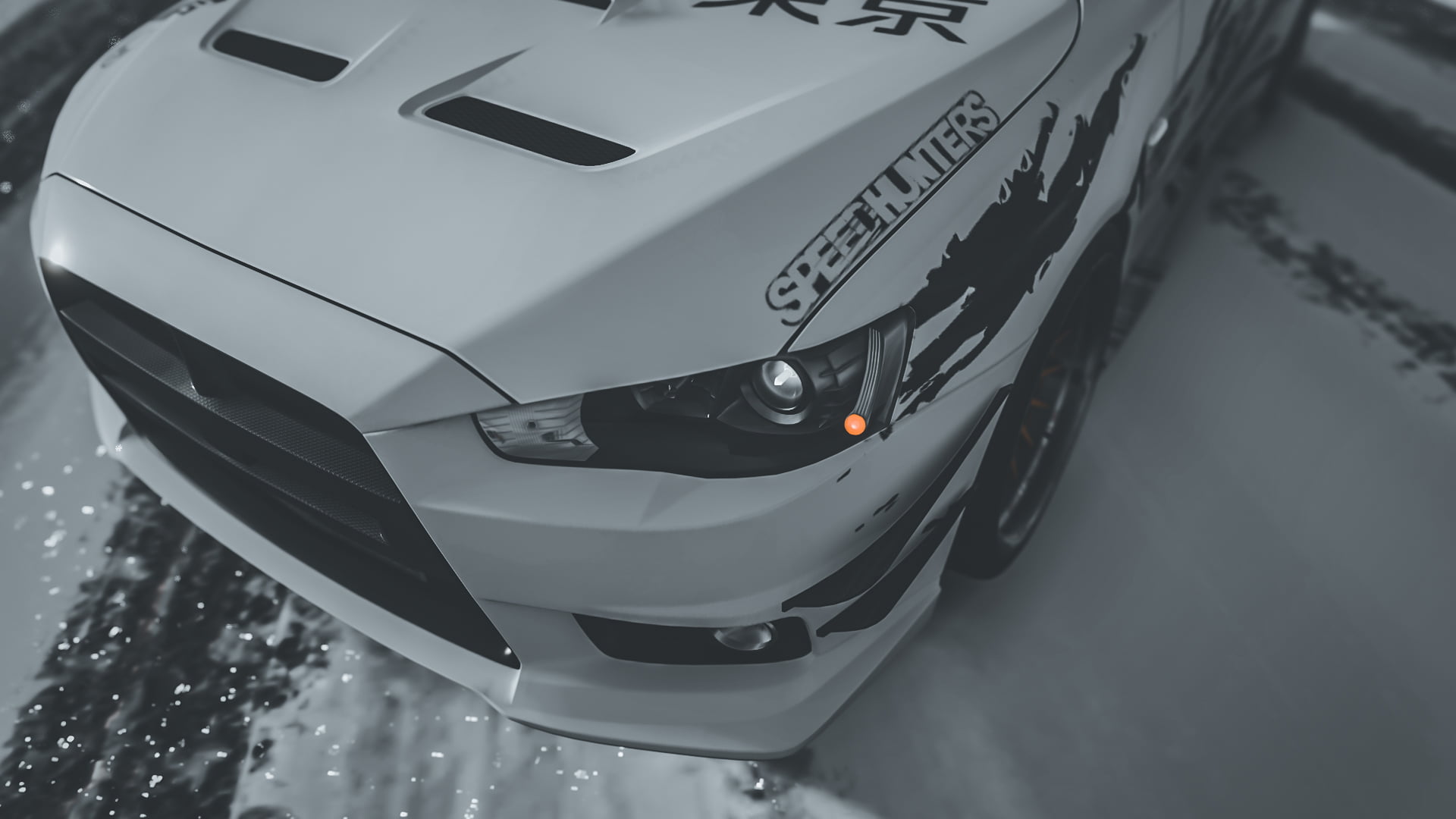 video games, Mitsubishi, vehicle, Mitsubishi Lancer Evo X, car, Forza Horizon 4, 1080P, HD Wallpaper