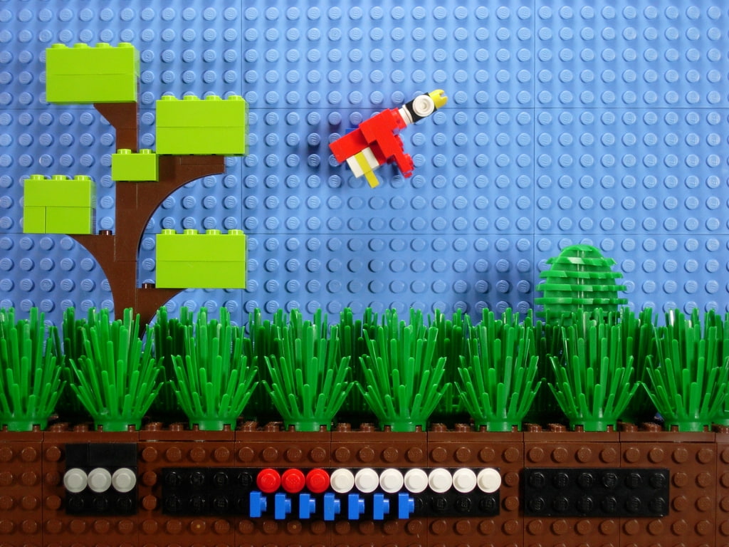 art, Duck Hunt, ducks, hunt, 480P, lego, x, hd, duck, animals, HD Wallpaper
