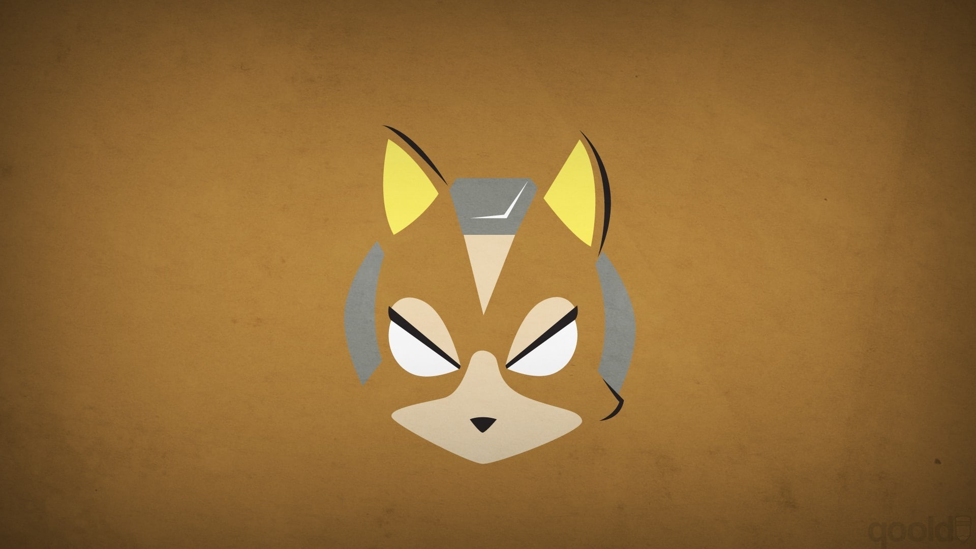 single object, indoors, animal, colored background, wall - building feature, craft, representation, creativity, minimalism simple background video games star fox heroes starfox nintendo fox mccloud blo0p, HD Wallpaper