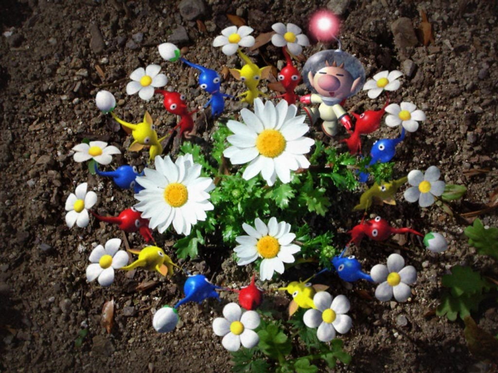 480P, Captain Olimar, Pikmin, HD Wallpaper
