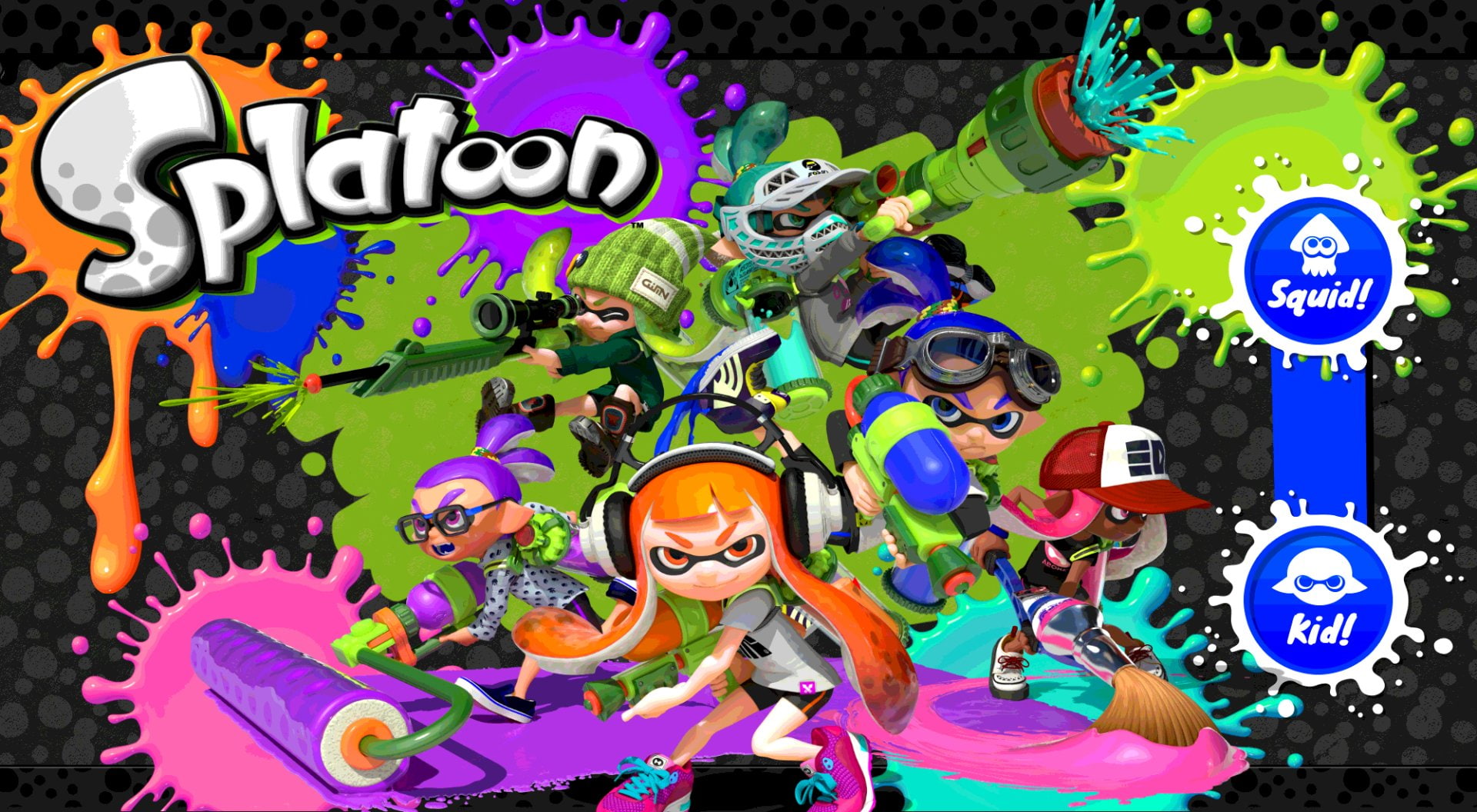 Video Game, 1080P, Nintendo, Splatoon, Inkling (Splatoon), HD Wallpaper