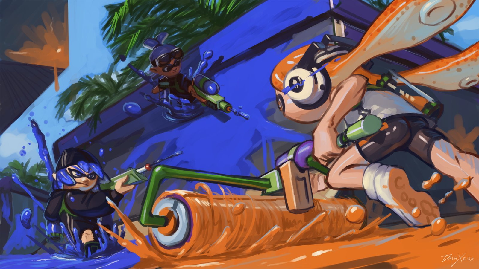 Splatoon, Video Game, Inkling (Splatoon), 720P, HD Wallpaper