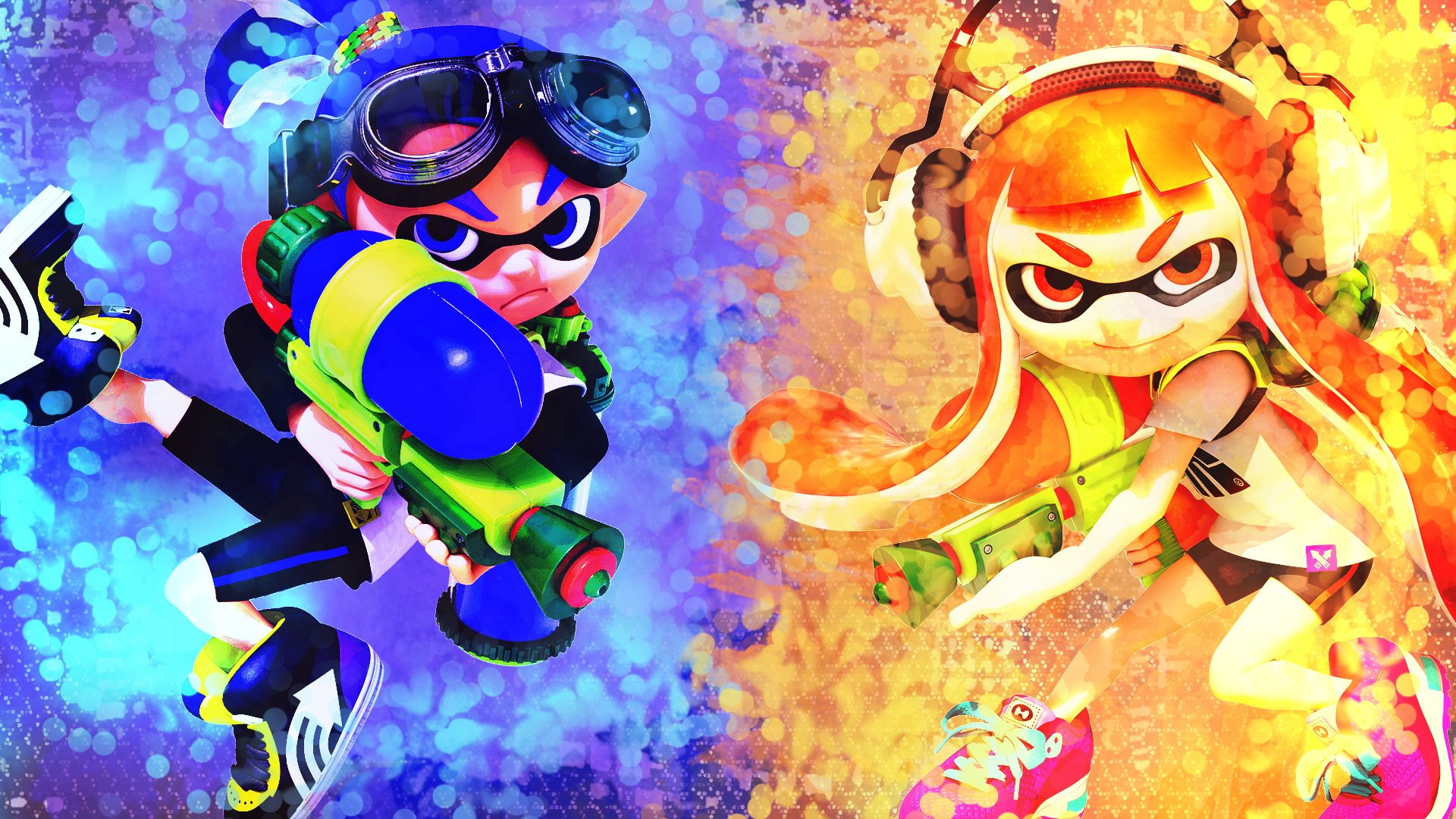 two people, multi colored, Video Game, 1080P, day, real people, leisure activity, close-up, clown, people, underwater, art and craft, outdoors, celebration, HD Wallpaper