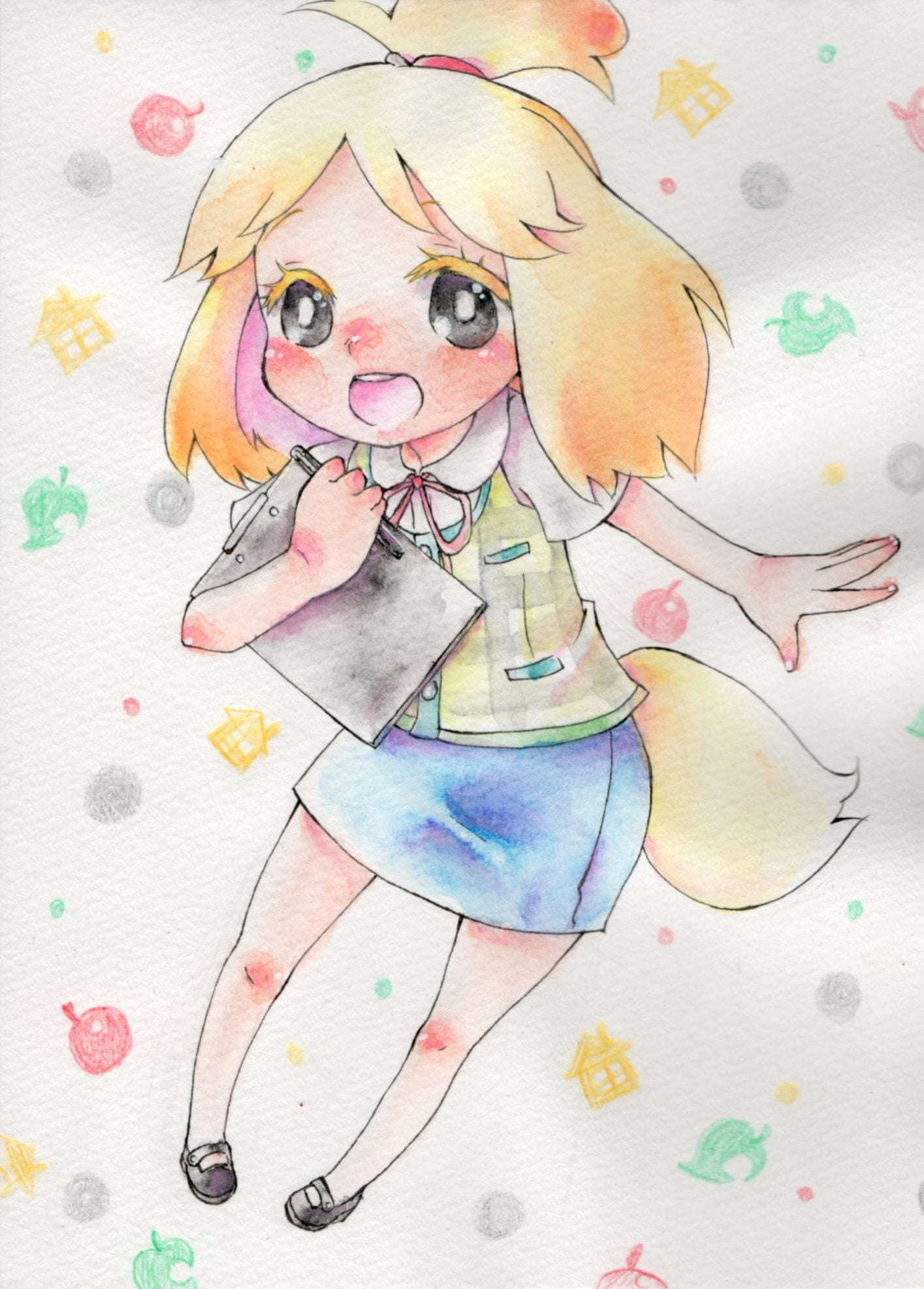 Isabelle (Animal Crossing), 1080P, Animal Crossing New Horizons, Phone HD Wallpaper