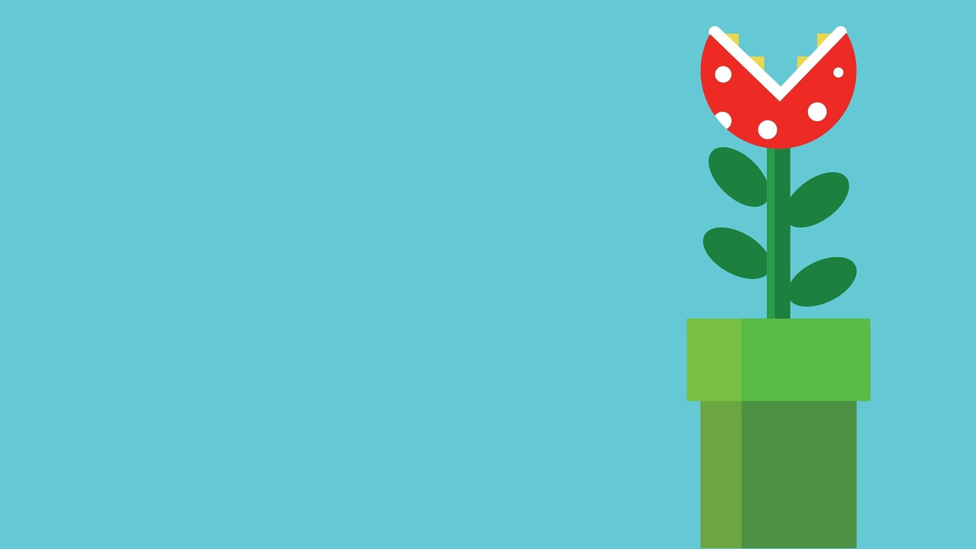 Mario, 1080P, Super Mario Bros., Piranha Plant, HD Wallpaper