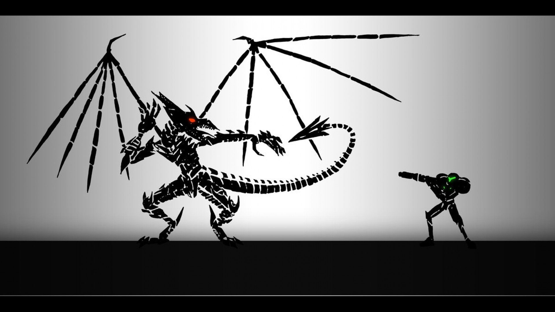 Samus Aran, Metroid, Ridley, 1080P, HD Wallpaper