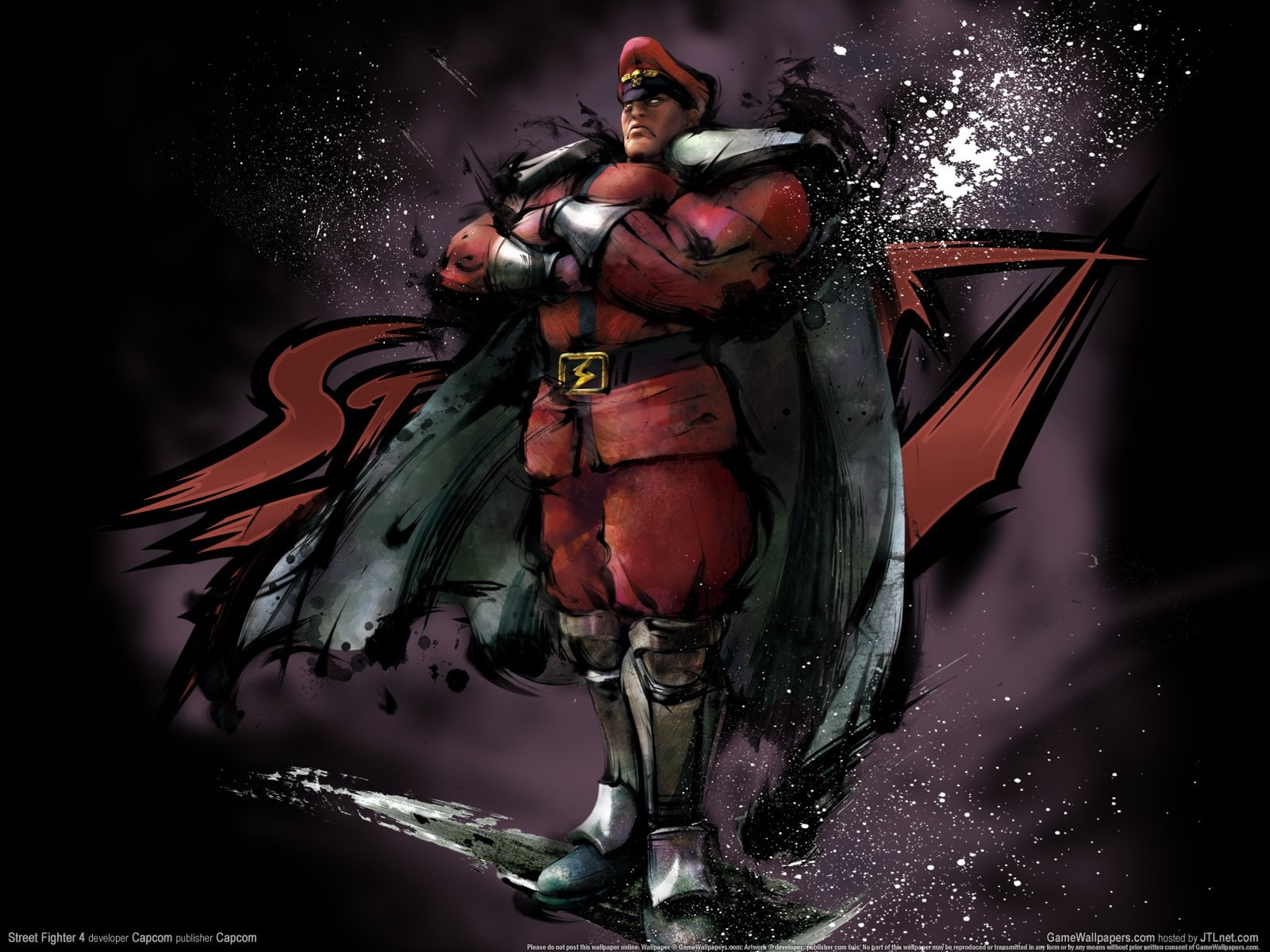 720P, Video Games, hd, Street Fighter IV, street, fighter, iv, games, video, art, mr, bison, HD Wallpaper