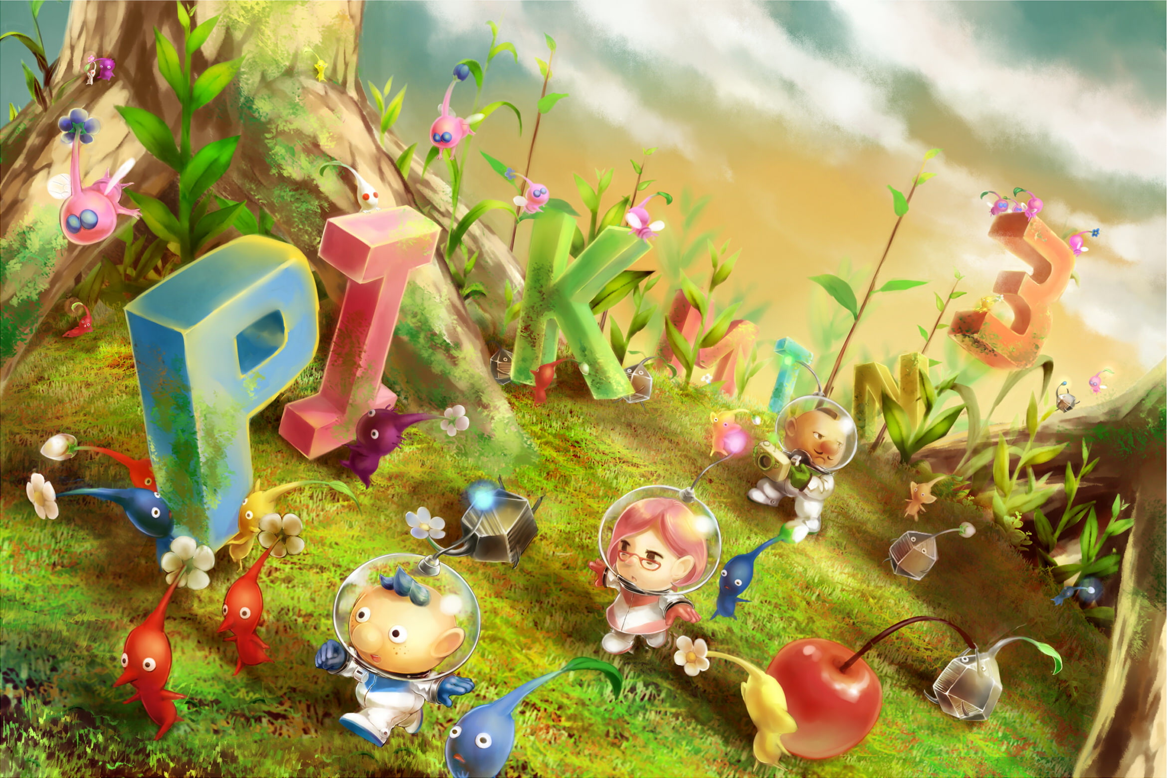 pikmin, 1080P, HD Wallpaper