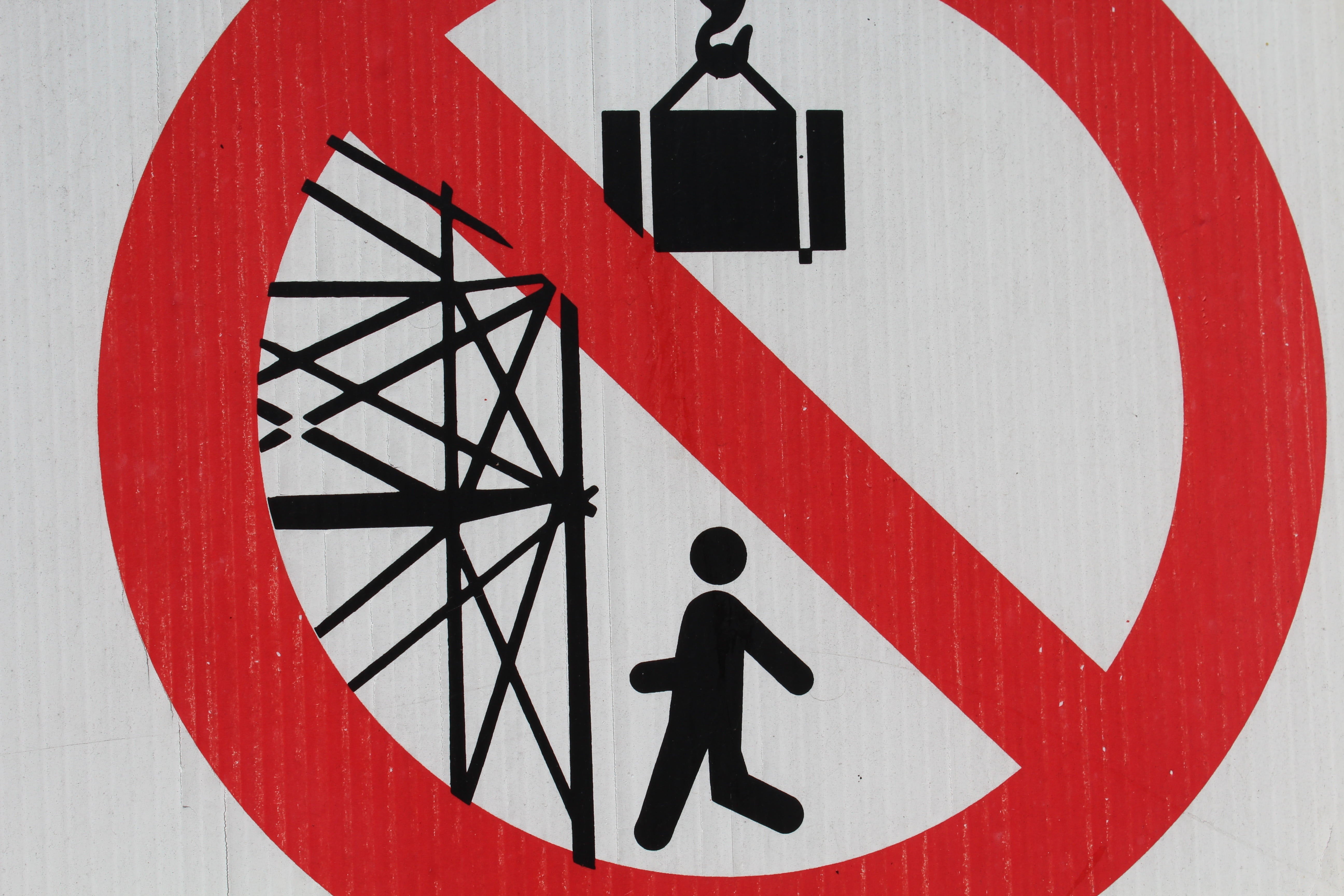 black color, forbidden, job security, communication, scaffolding, guidance, warning sign, information, cartel, close-up, no people, road sign, representation, HD Wallpaper