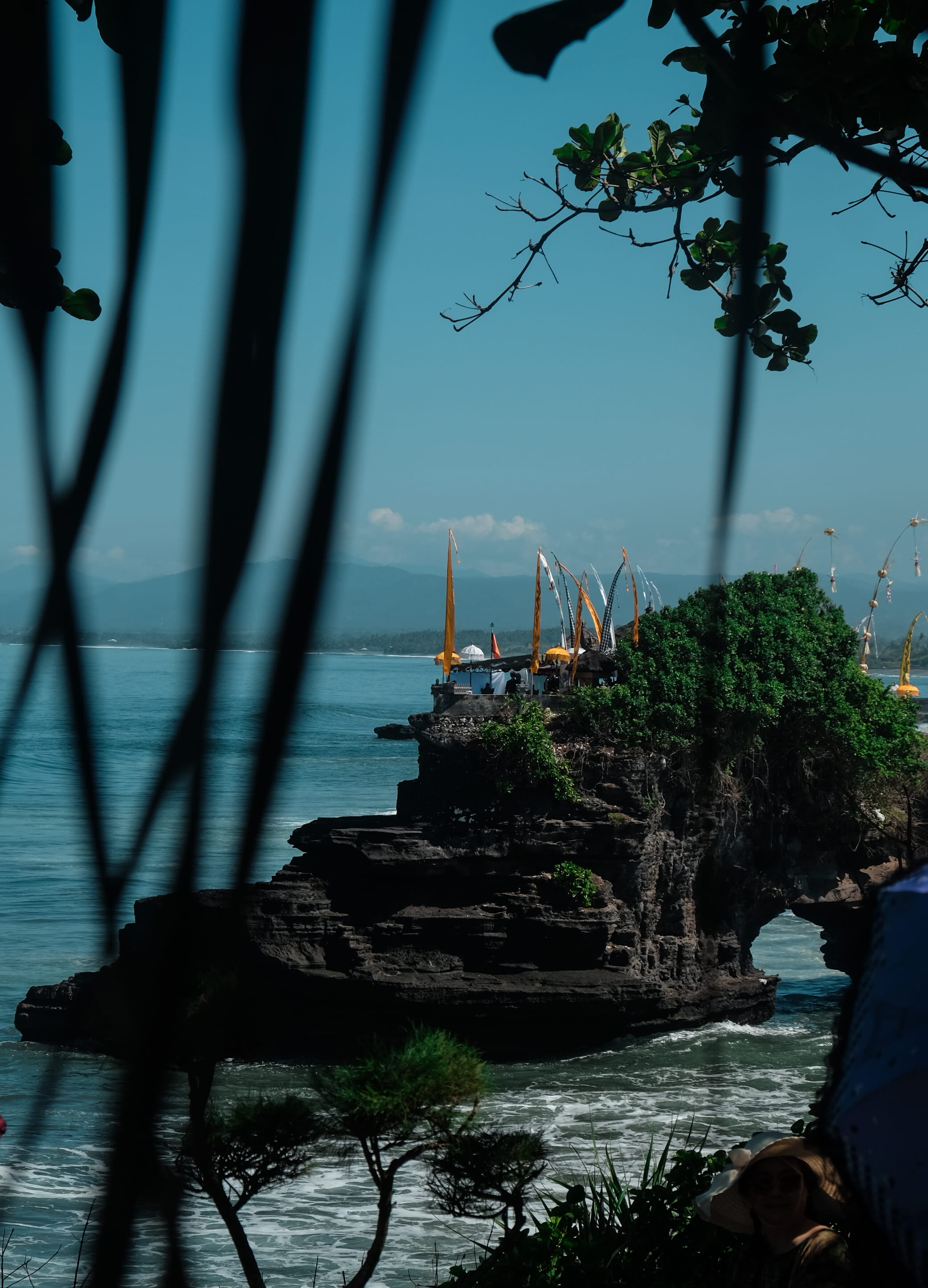 bali, connection, water, rock, solid, rock - object, scenics - nature, outdoors, no people, indonesia, sky, traditional, day, architecture, 2K, bridge, Phone HD Wallpaper