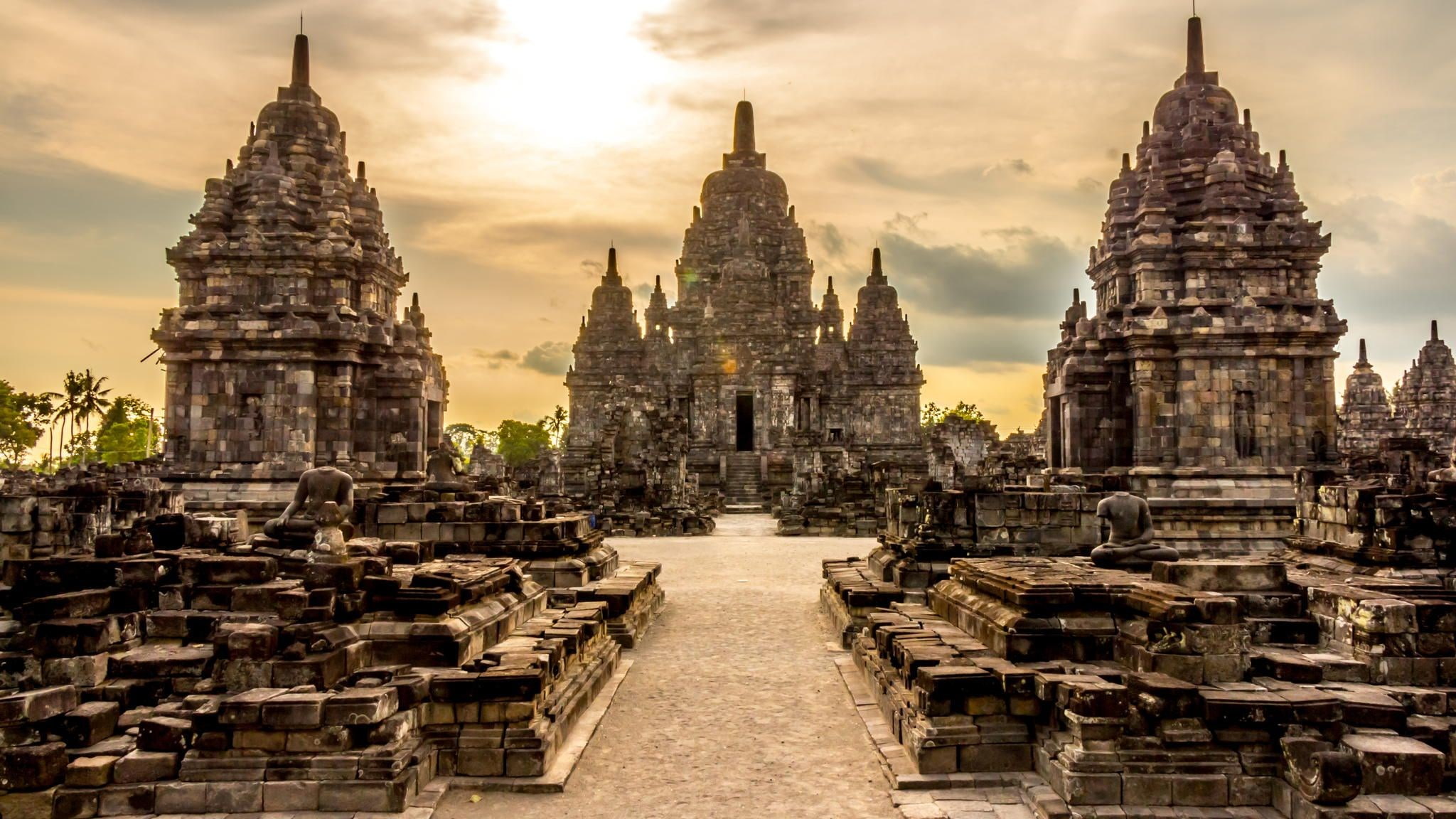 1080P, prambanan temple, HD Wallpaper