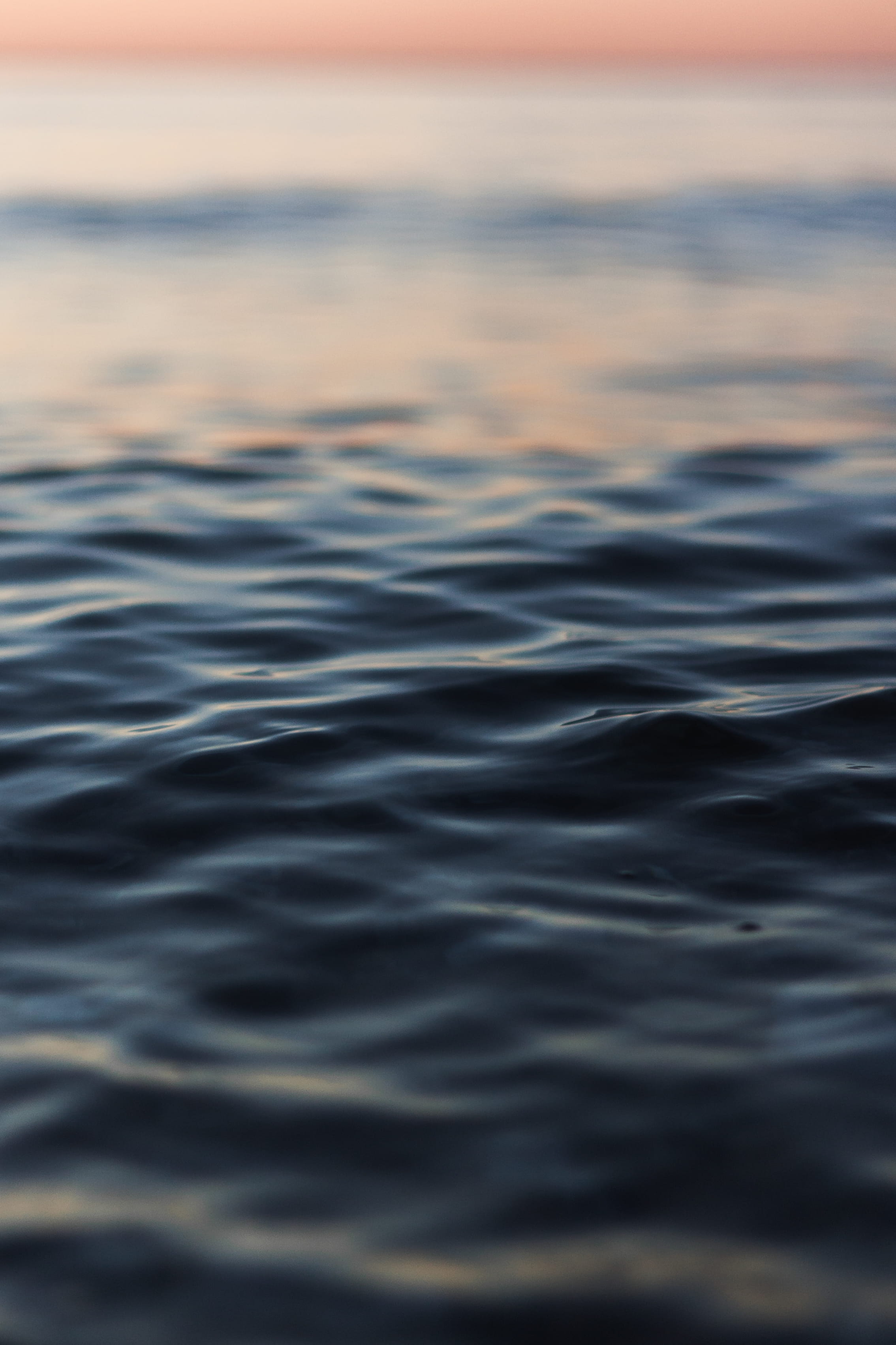 summer, textured Effect, beauty In Nature, shiny, nature, wave Pattern, ripple, pattern, photo, jorikkleen, outdoors, 2K, sunset, water, ocean, defocused, Phone HD Wallpaper