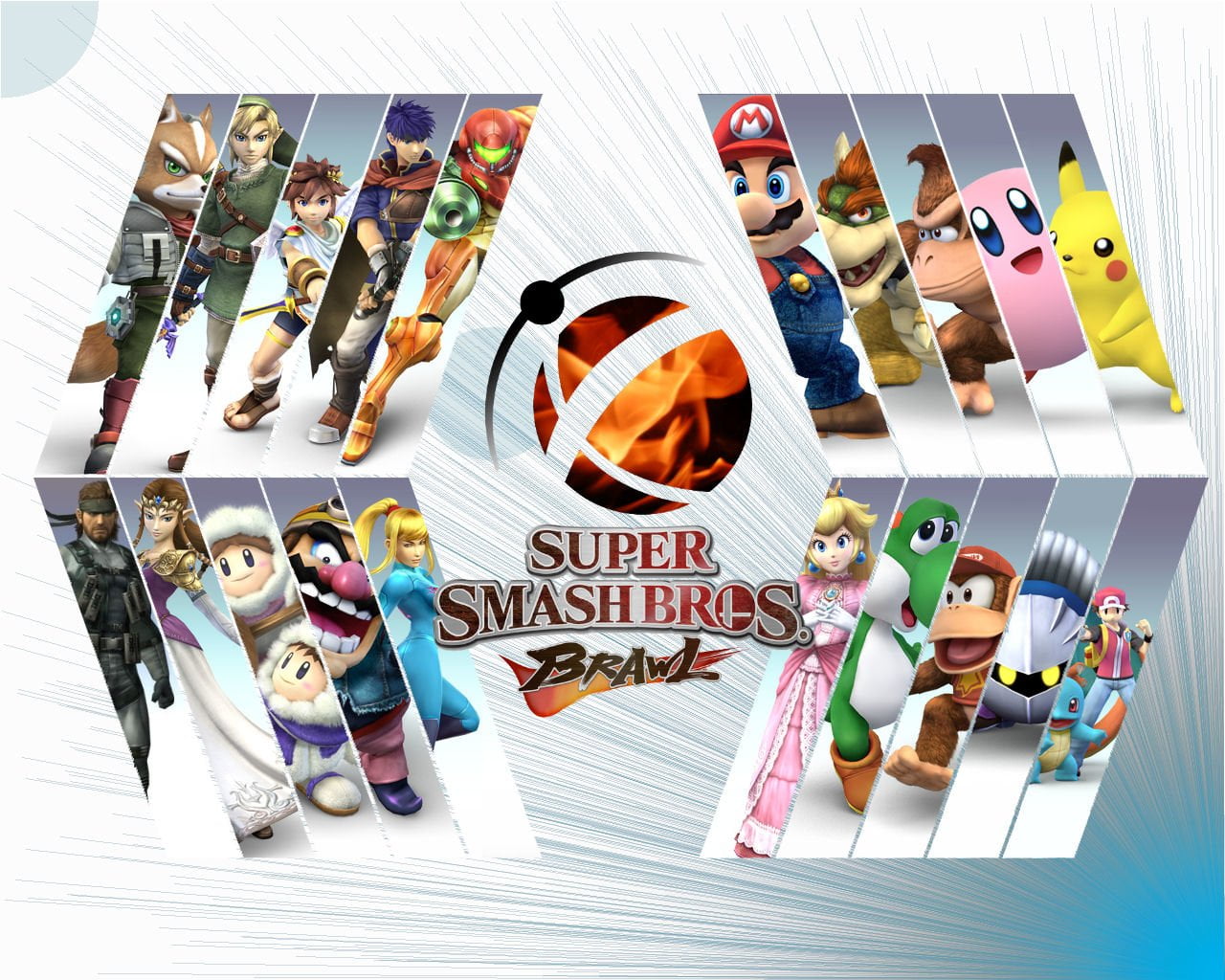 Super Smash Bros. Brawl, male likeness, connection, women, group of people, wireless technology, crowd, digital composite, representation, technology, human representation, HD Wallpaper