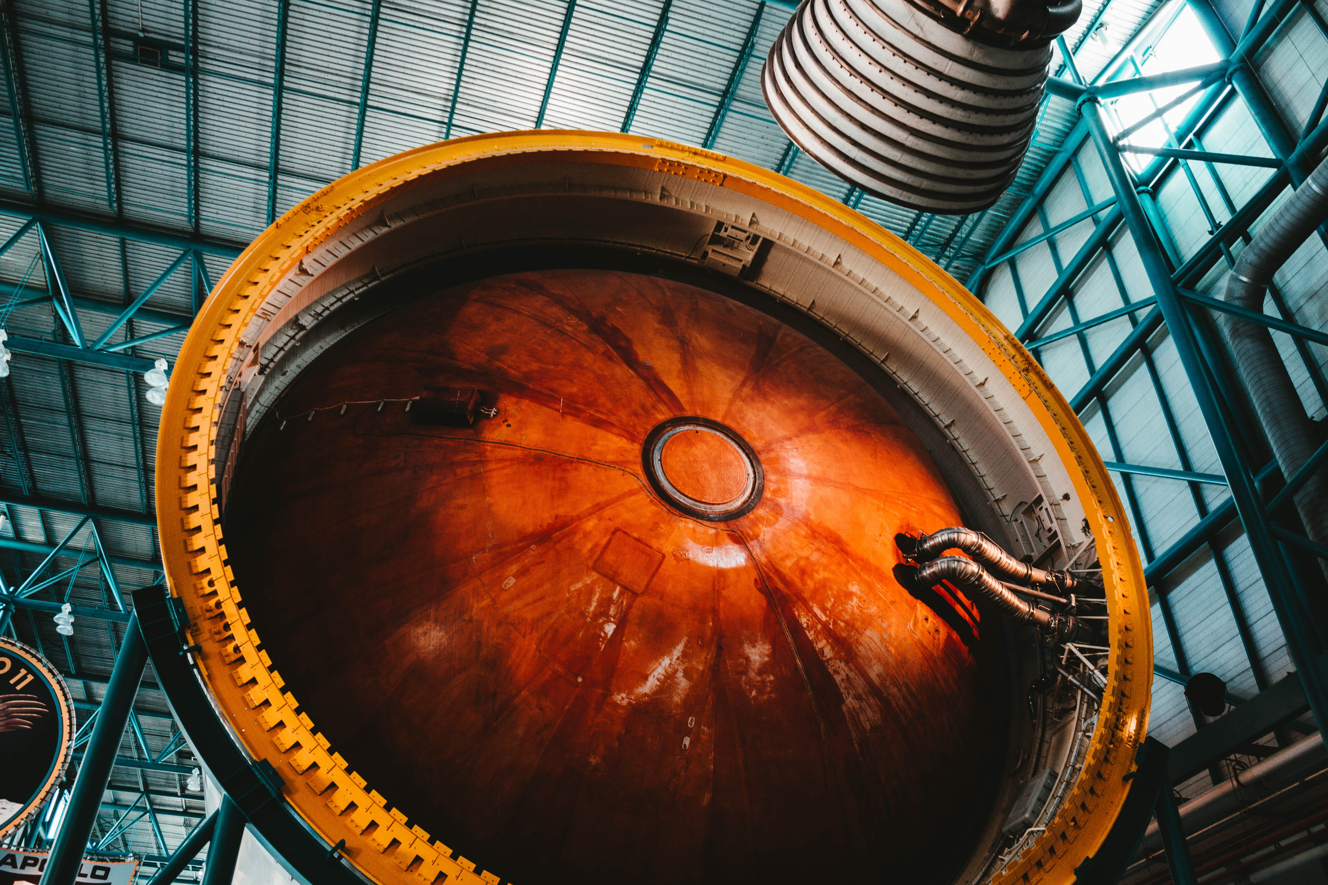 dome, skylight, planetarium, tower, airplane, sphere, shape, metal, outer space, astronomy, analog clock, food and drink, brown, rusty, round, high angle view, HD Wallpaper