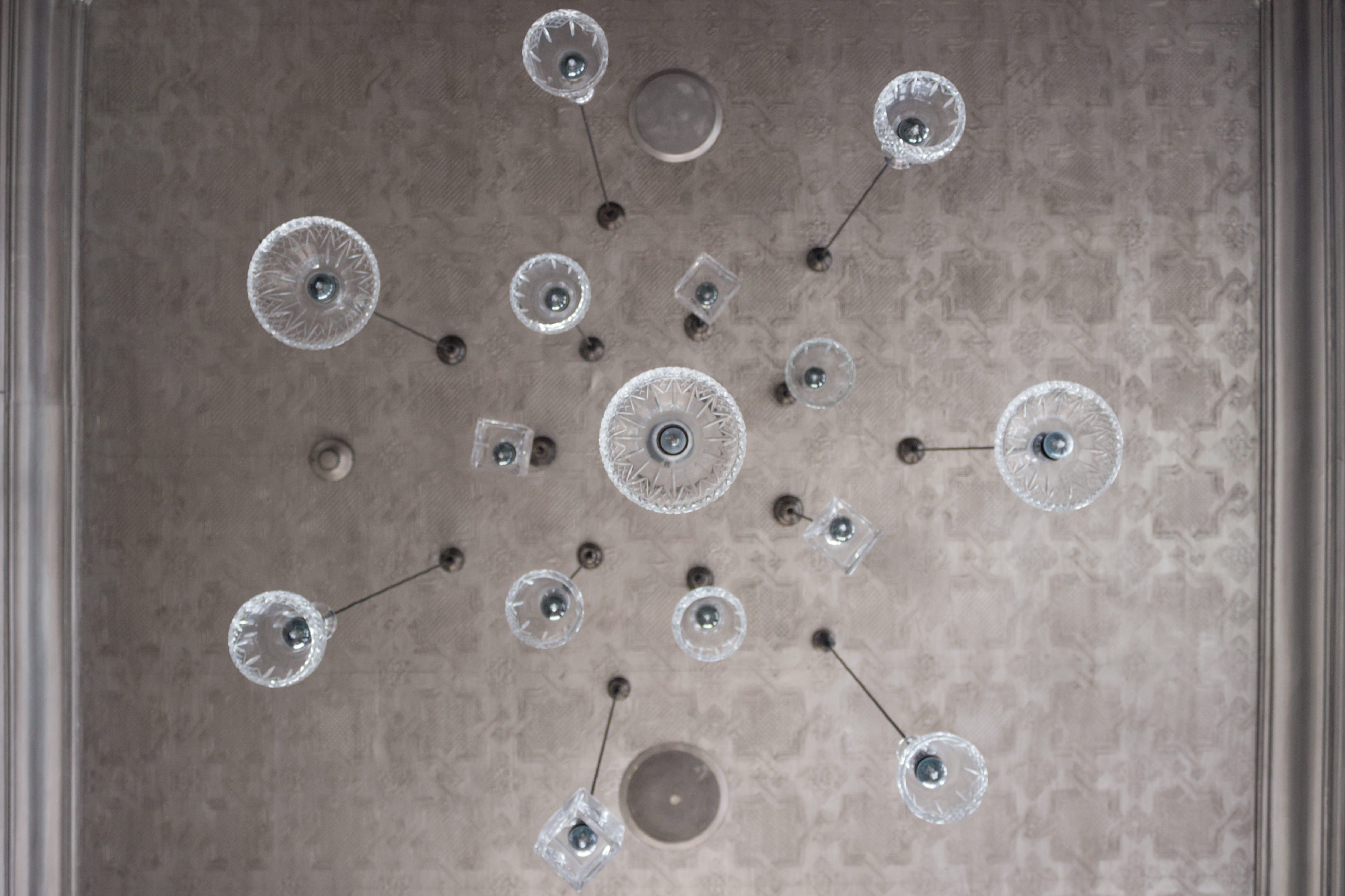 circle, no people, building, metal, silver colored, large group of objects, analog clock, bubble, group, glass - material, microscope, transparent, lighting equipment, HD Wallpaper