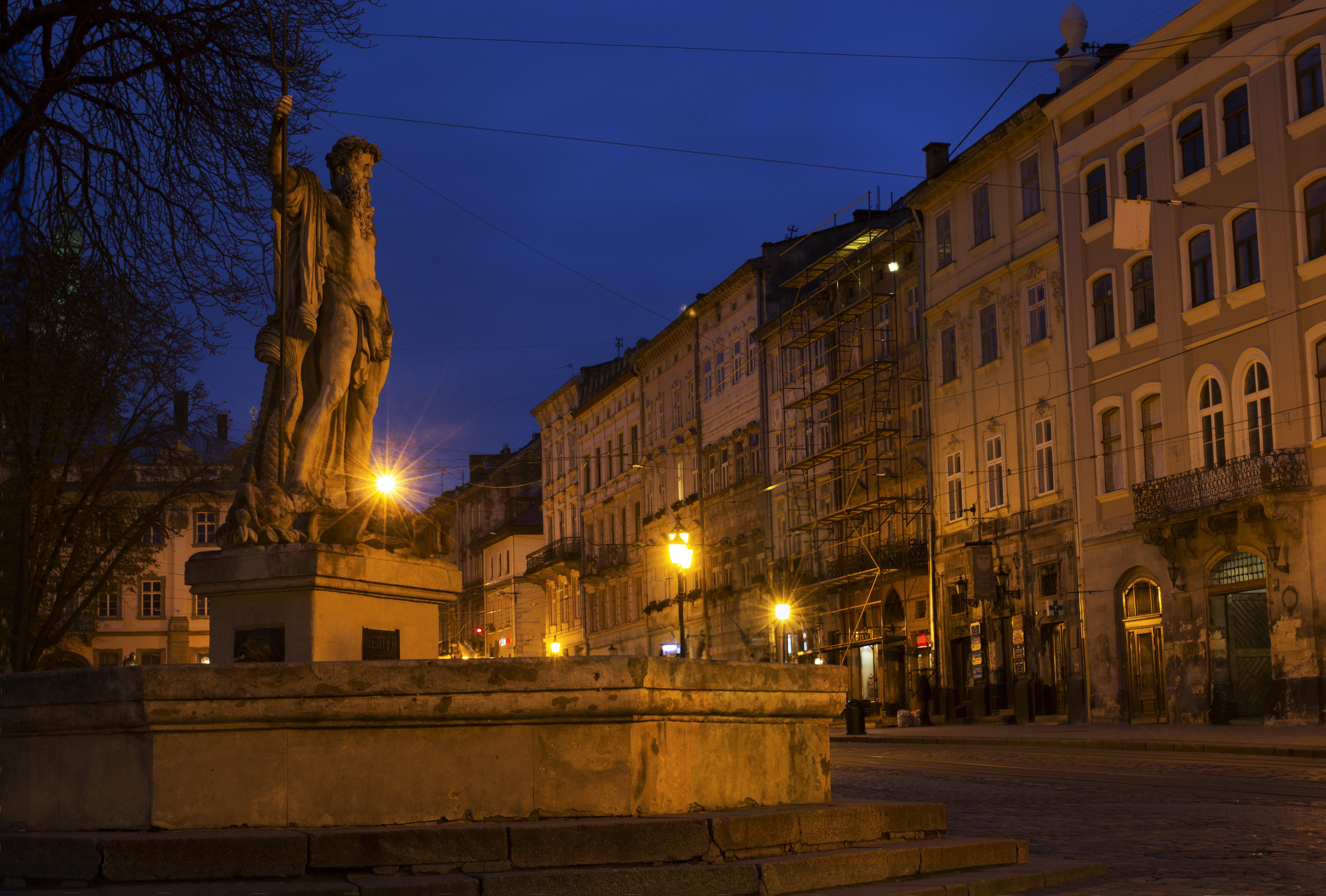 style, street light, house, the past, illuminated, the façade of the, built structure, lviv, center, lights, renaissance, european, stone, no people, nature, HD Wallpaper