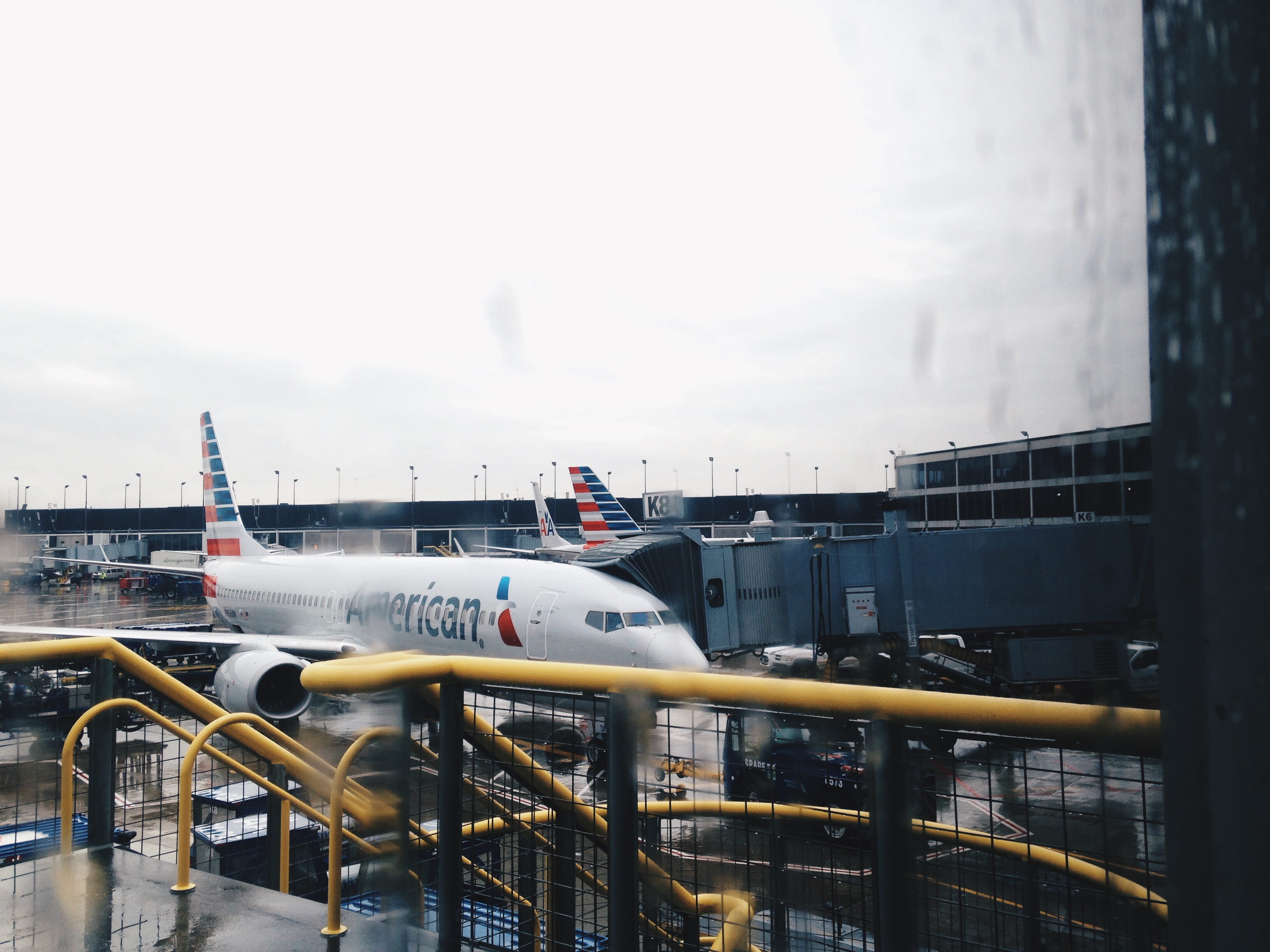 architecture, metal, united states, mode of transportation, built structure, airplane, aircraft, aerospace industry, railing, 737, industry, american airlines, HD Wallpaper
