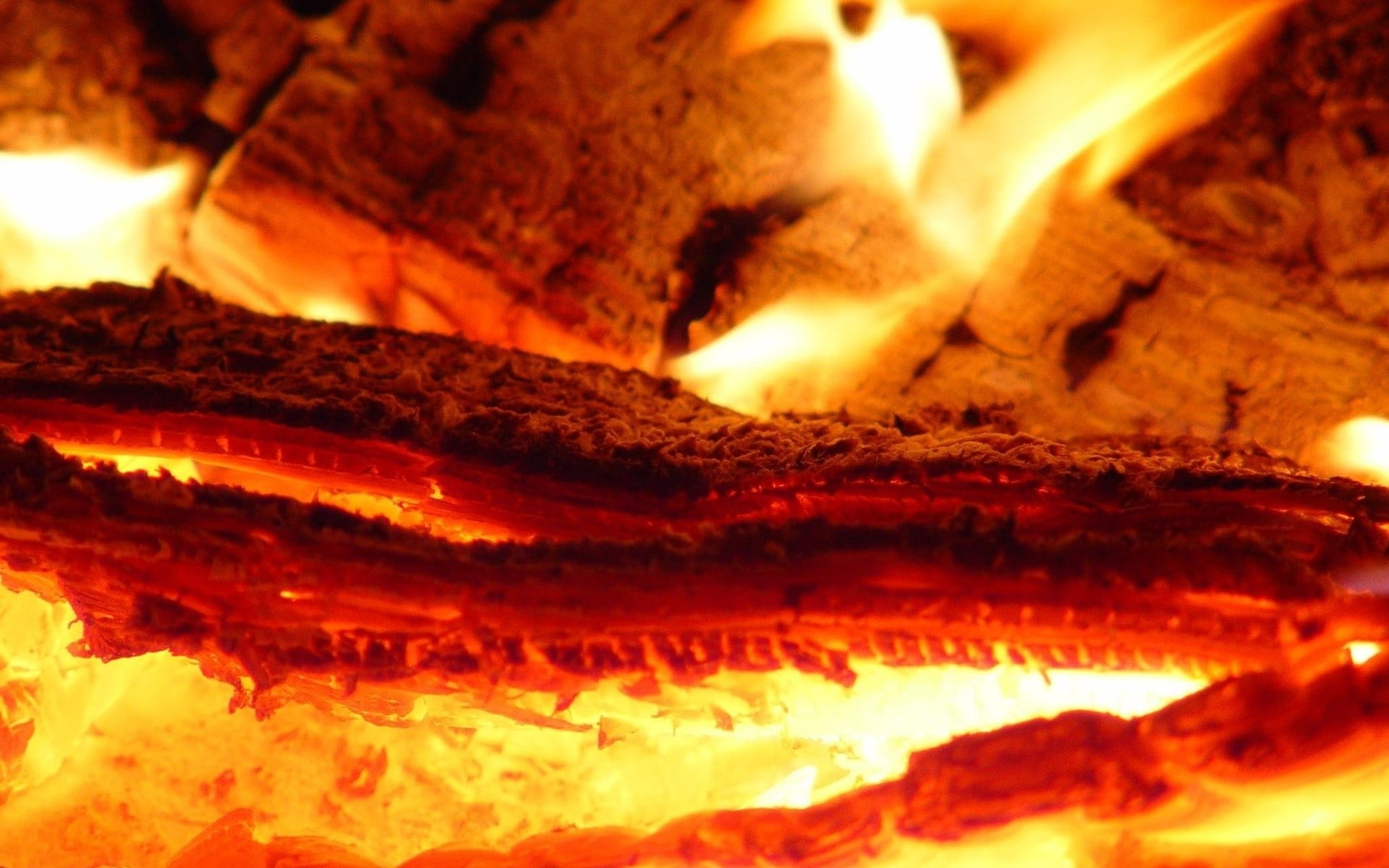 burning, inferno, backgrounds, log, ash, burnt, wood, heat - temperature, indoors, nature, orange color, fire - natural phenomenon, no people, Smoldering, HD Wallpaper