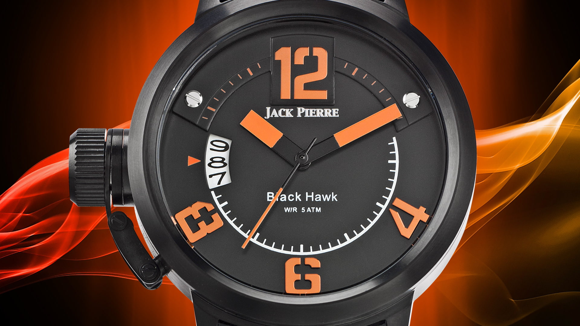 watch, orange, Jack Pierre, 1080P, HD Wallpaper