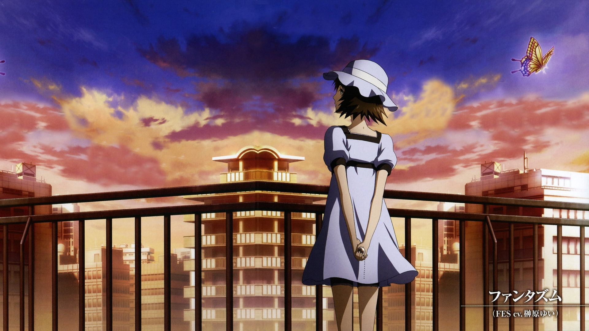 street, girl, 1080P, sunset, wait, watch, HD Wallpaper