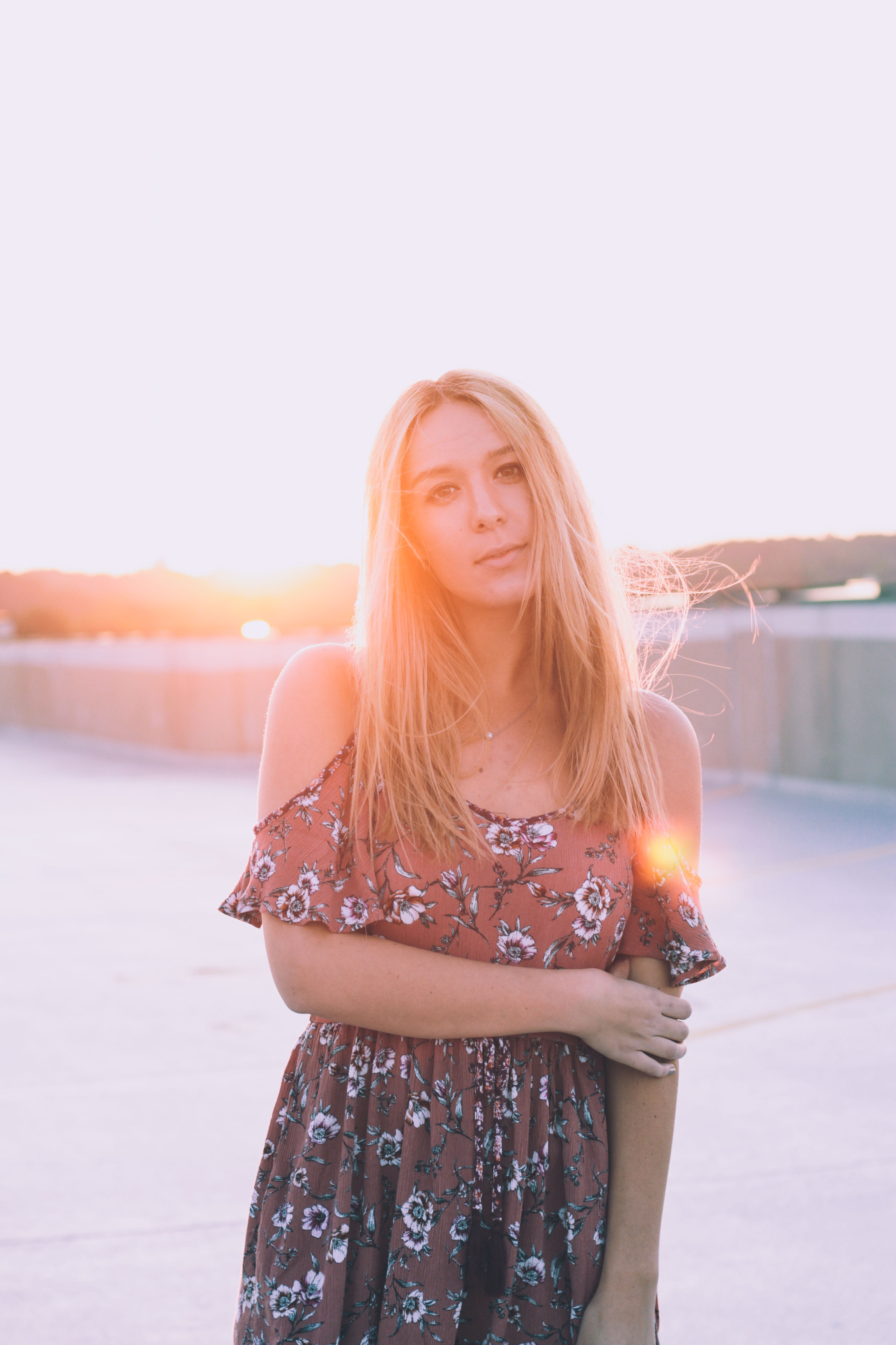 one Person, fashion Model, summer, hair, cute, sunset light, enjoyment, cheerful, young Adult, joy, sunray, dress, lifestyles, looking, warmth, female, Phone HD Wallpaper