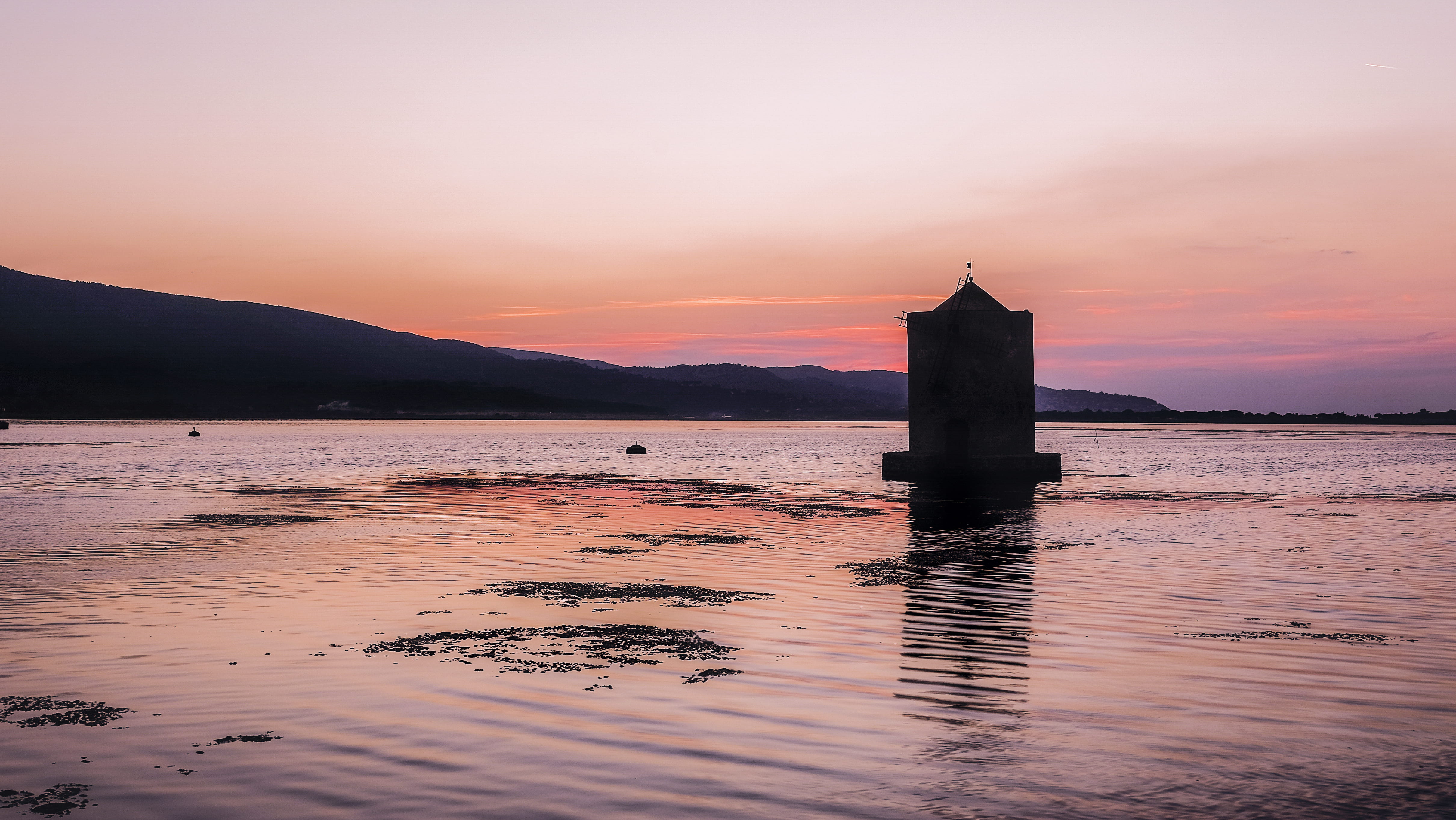 pink, outdoors, xt10, fuji, architecture, tranquility, orbetello, fujifilm, romantic sky, photography, beauty in nature, skyline, built structure, horizon, HD Wallpaper