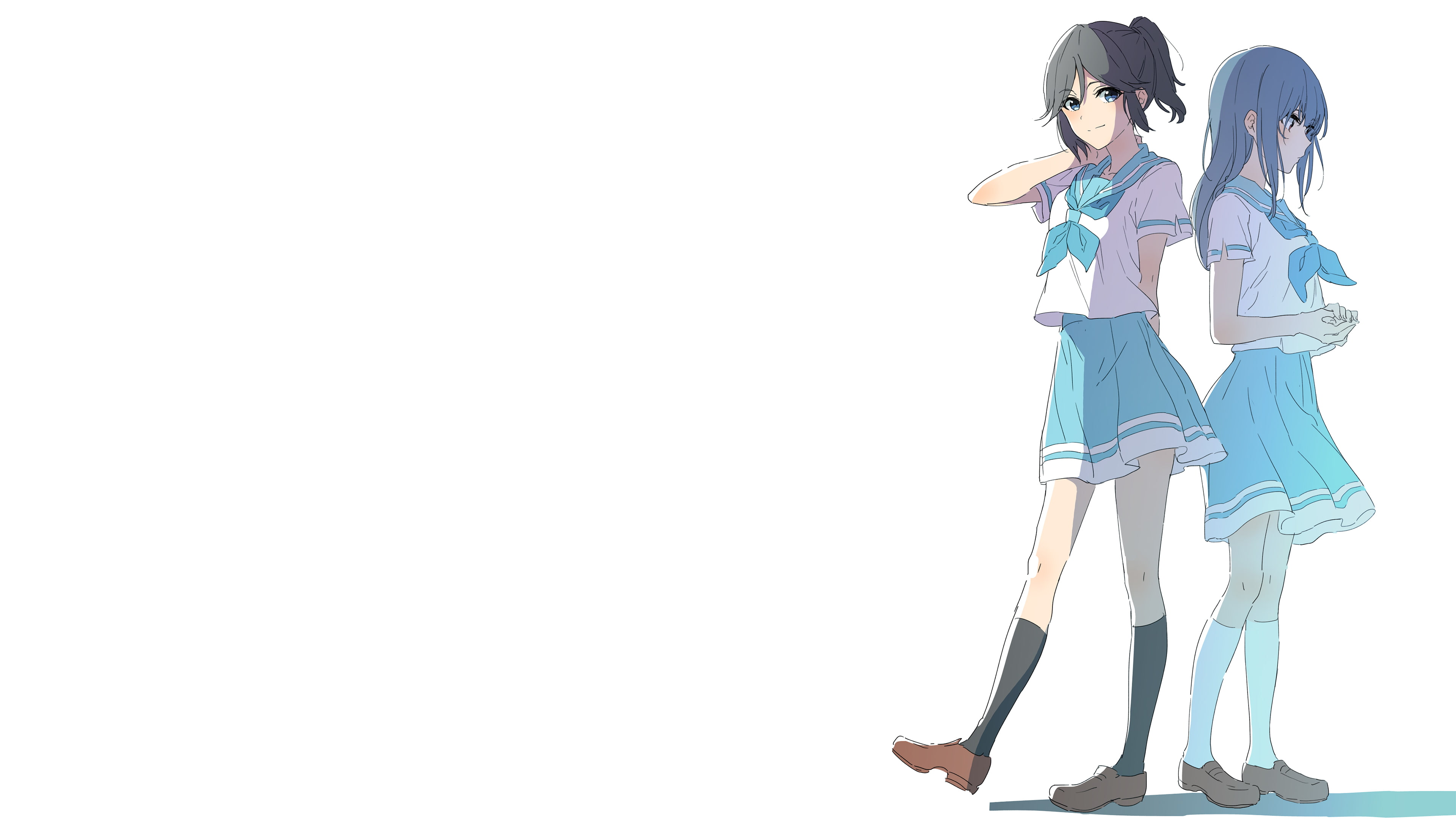 4K, Anime, Mizore Yoroizuka (Sound! Euphonium), Sound! Euphonium, Nozomi Kasaki, HD Wallpaper