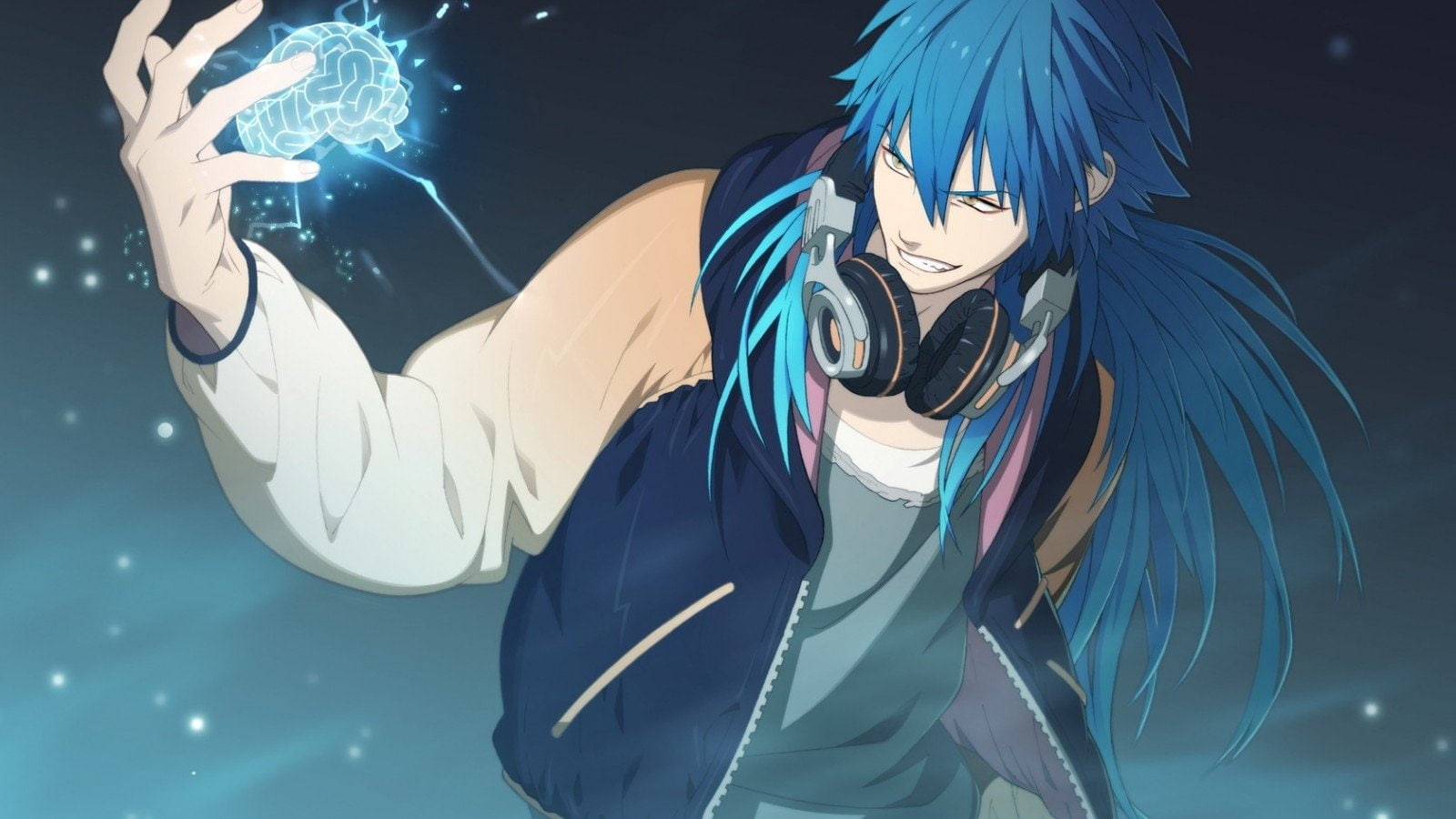 Dramatical Murder, Anime, Blue Hair, Aoba Seragaki, Boy, 720P, HD Wallpaper