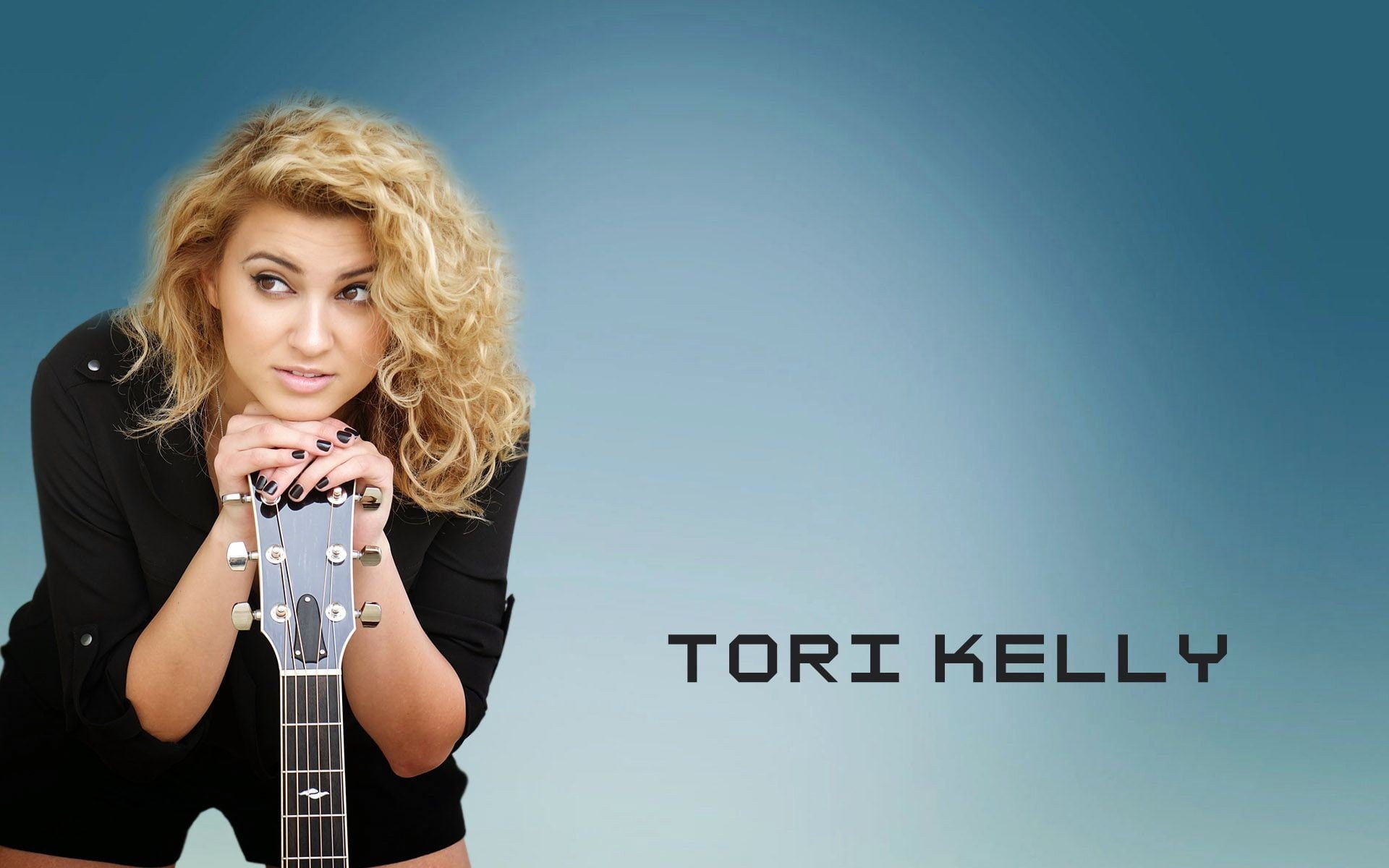 1080P, singer, kelly, pop, poster, tori, guitar, r-b, soul, HD Wallpaper