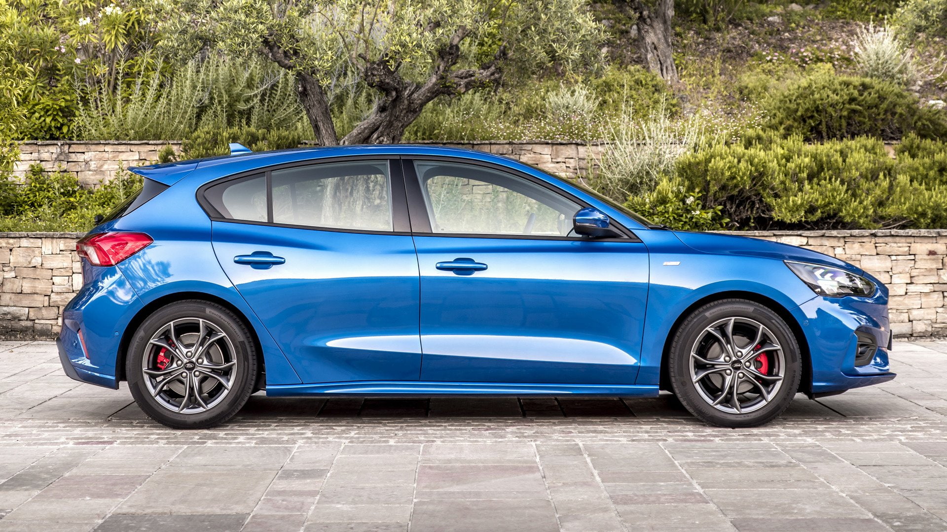 1080P, Ford, Car, Ford Focus ST-Line, Blue Car, HD Wallpaper
