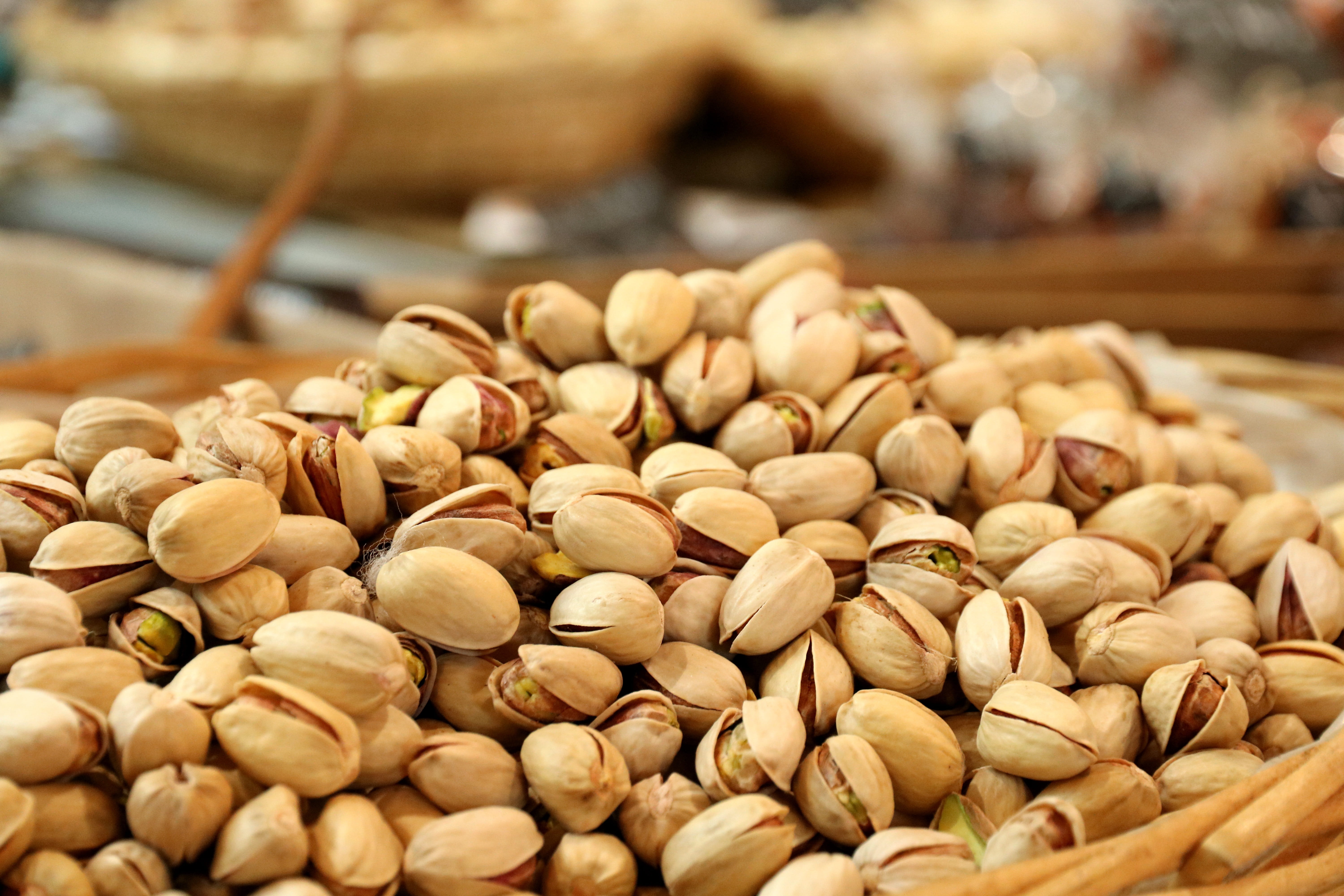 food, food and drink, business, vegetarian food, nutrition, healthy, freshness, eat, wellbeing, diet, abundance, heap, selective focus, temptation, nuts, HD Wallpaper