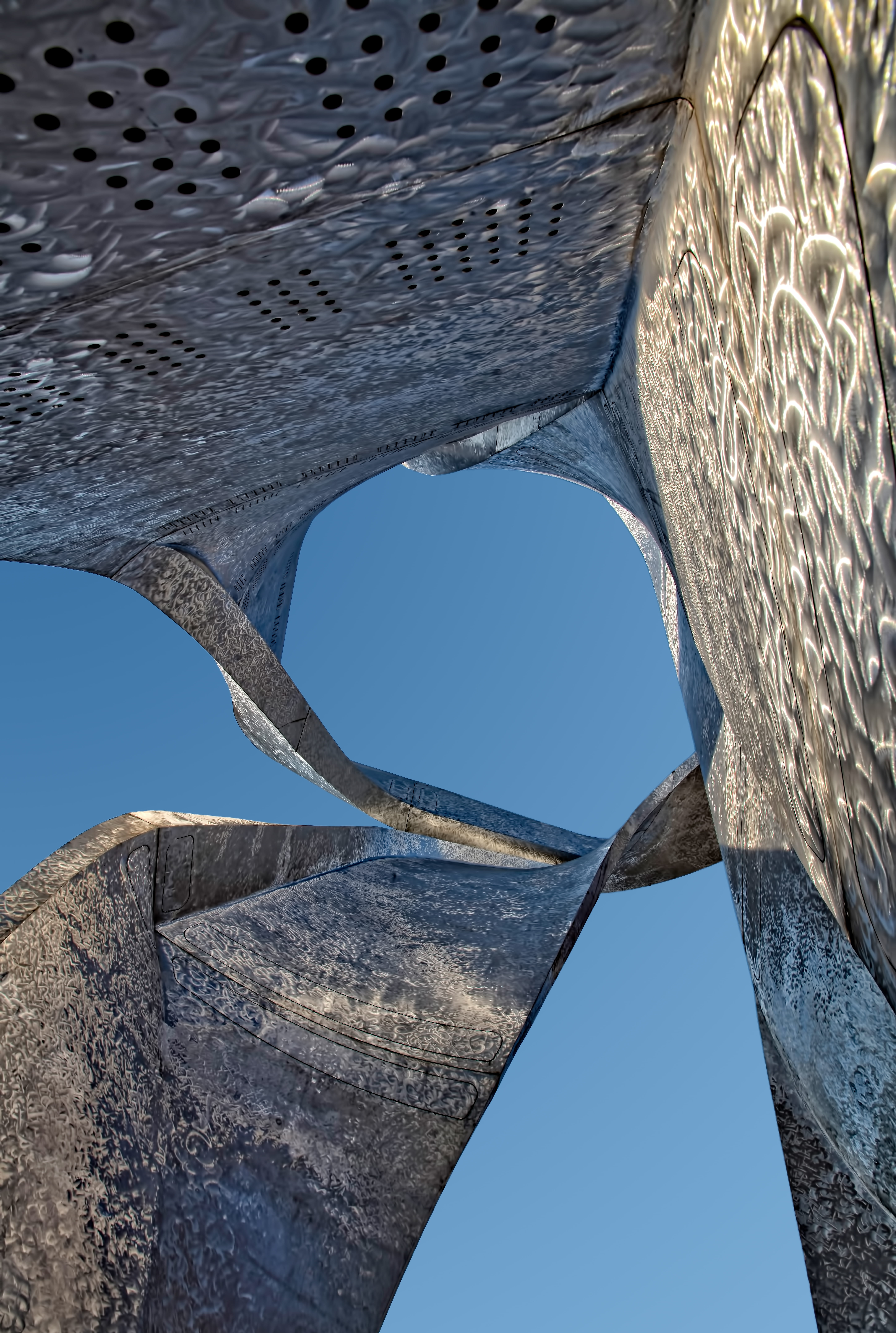 beauty in nature, day, built structure, sky, clear sky, expo 2015 village, sculpture, pattern, expo, milano, tranquil scene, outdoors, tranquility, italy, Phone HD Wallpaper