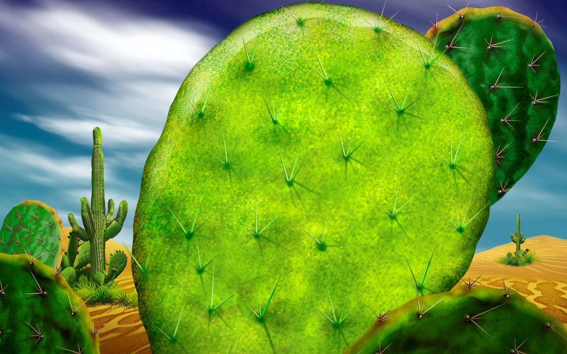 ripe, organic, leaves, thorn, backgrounds, fruit, growth, succulent Plant, outdoors, freshness, close-up, food, 1080P, plant part, leaf, summer, day, macro, HD Wallpaper