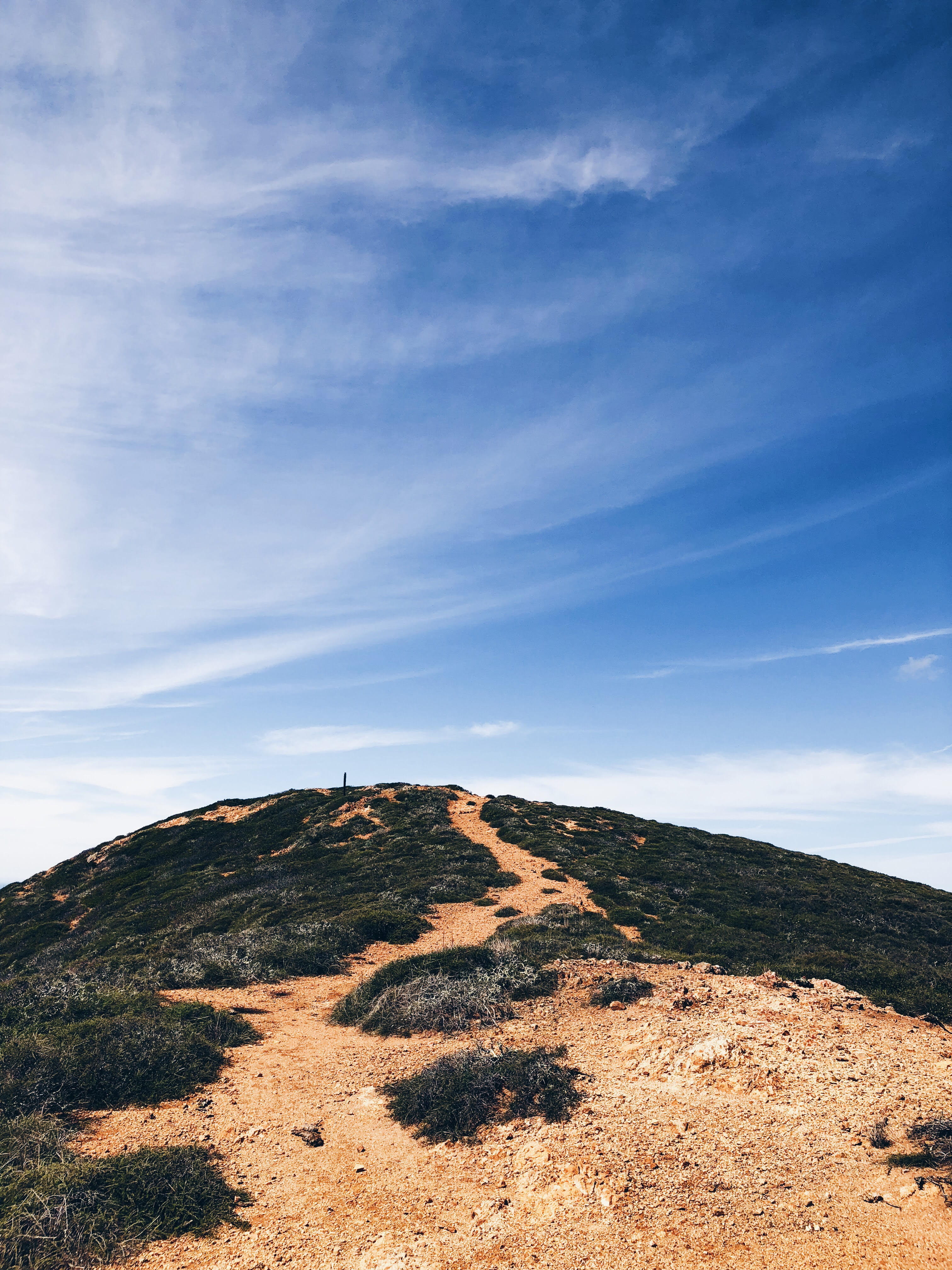 united states, eroded, hill, forest, non-urban scene, tranquil scene, california, no people, guadalupe, day, beauty in nature, idyllic, rock, cloud - sky, Phone HD Wallpaper