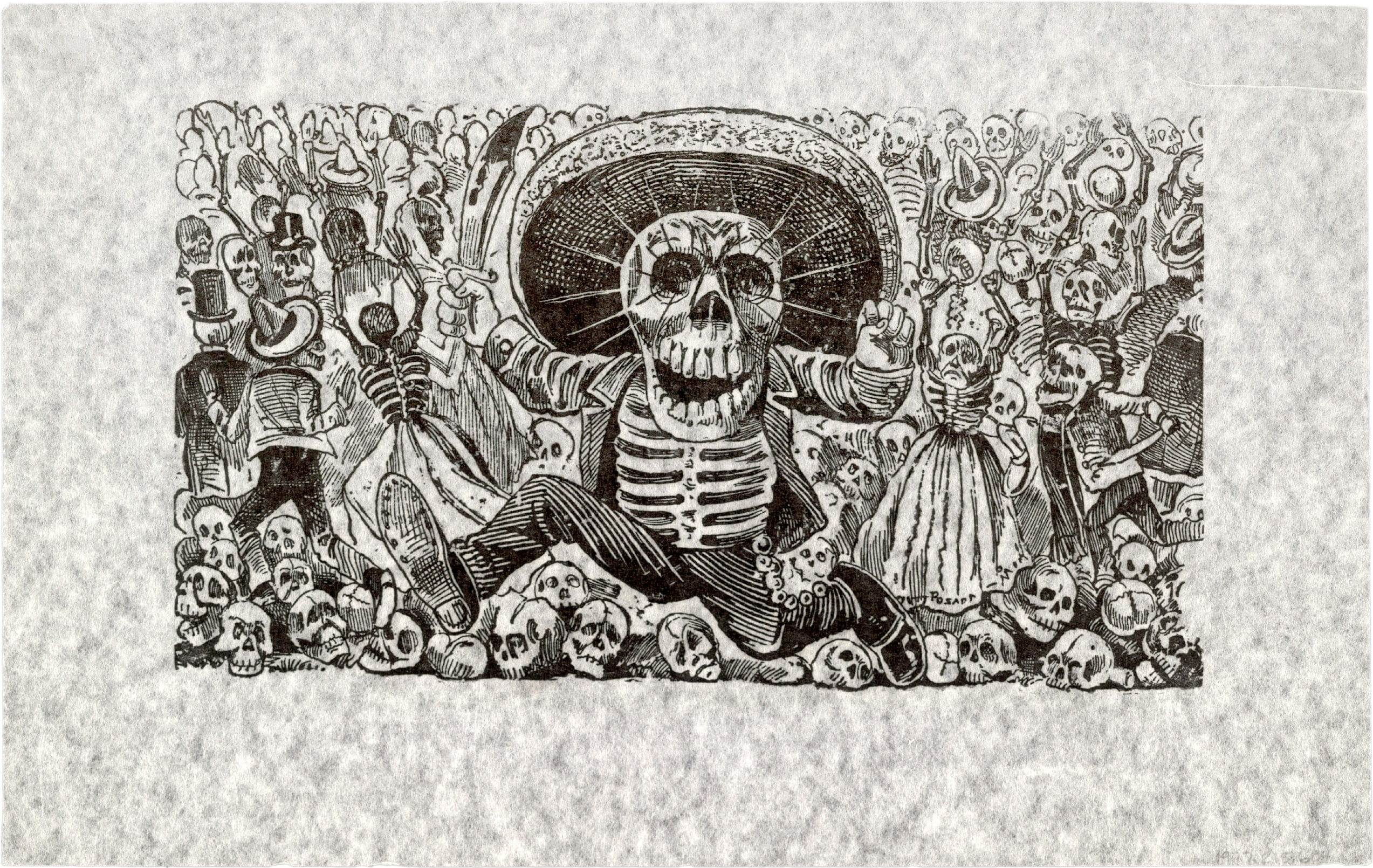 posada, jose, horror, 1080P, guadalupe, skulls, dark, HD Wallpaper
