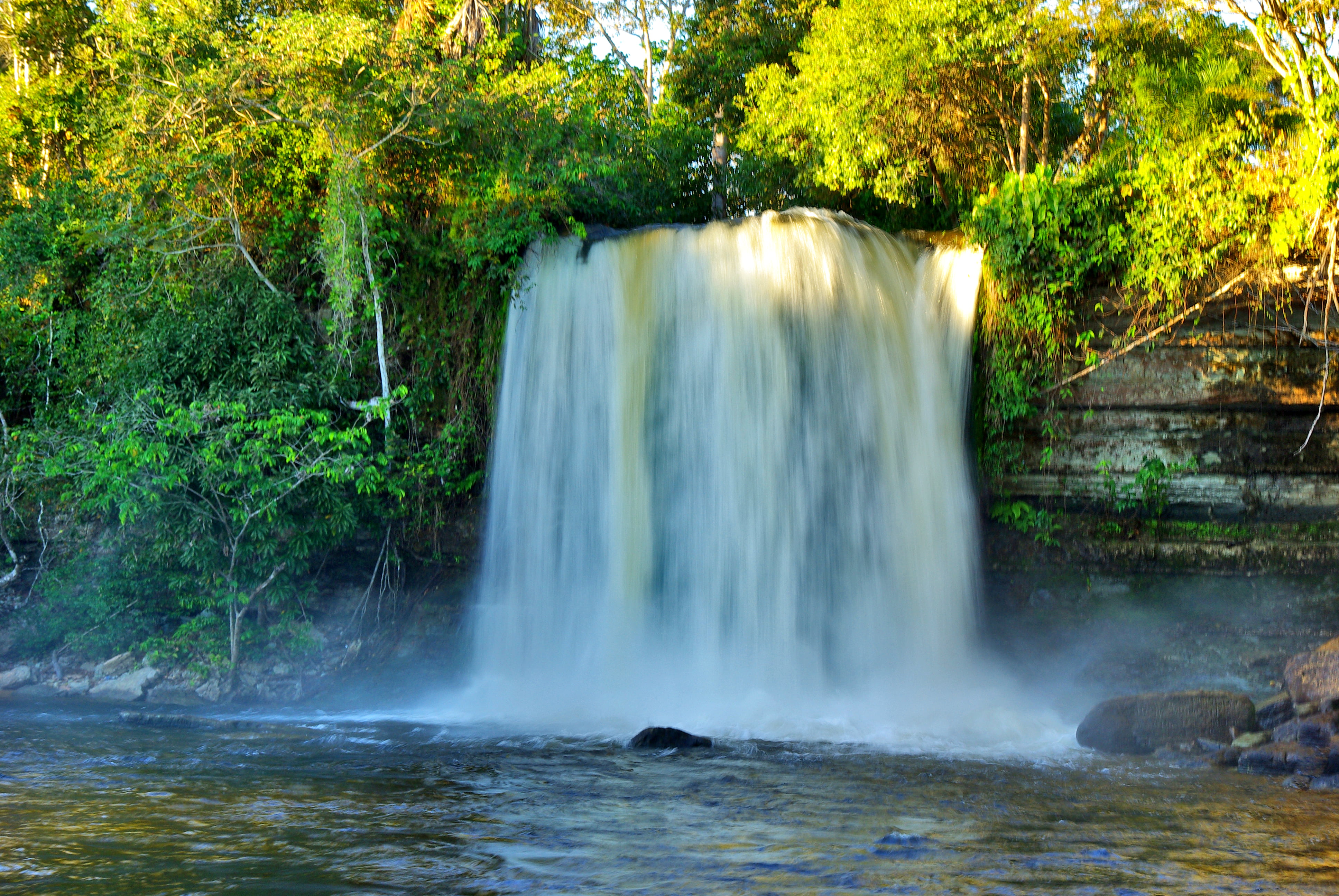 forest, photography, waterfall, nature, water, tropical Rainforest, river, outdoors, tree, stream, scenics, Carolina  Maranhão, falls, CarolinaMaranhão, HD Wallpaper